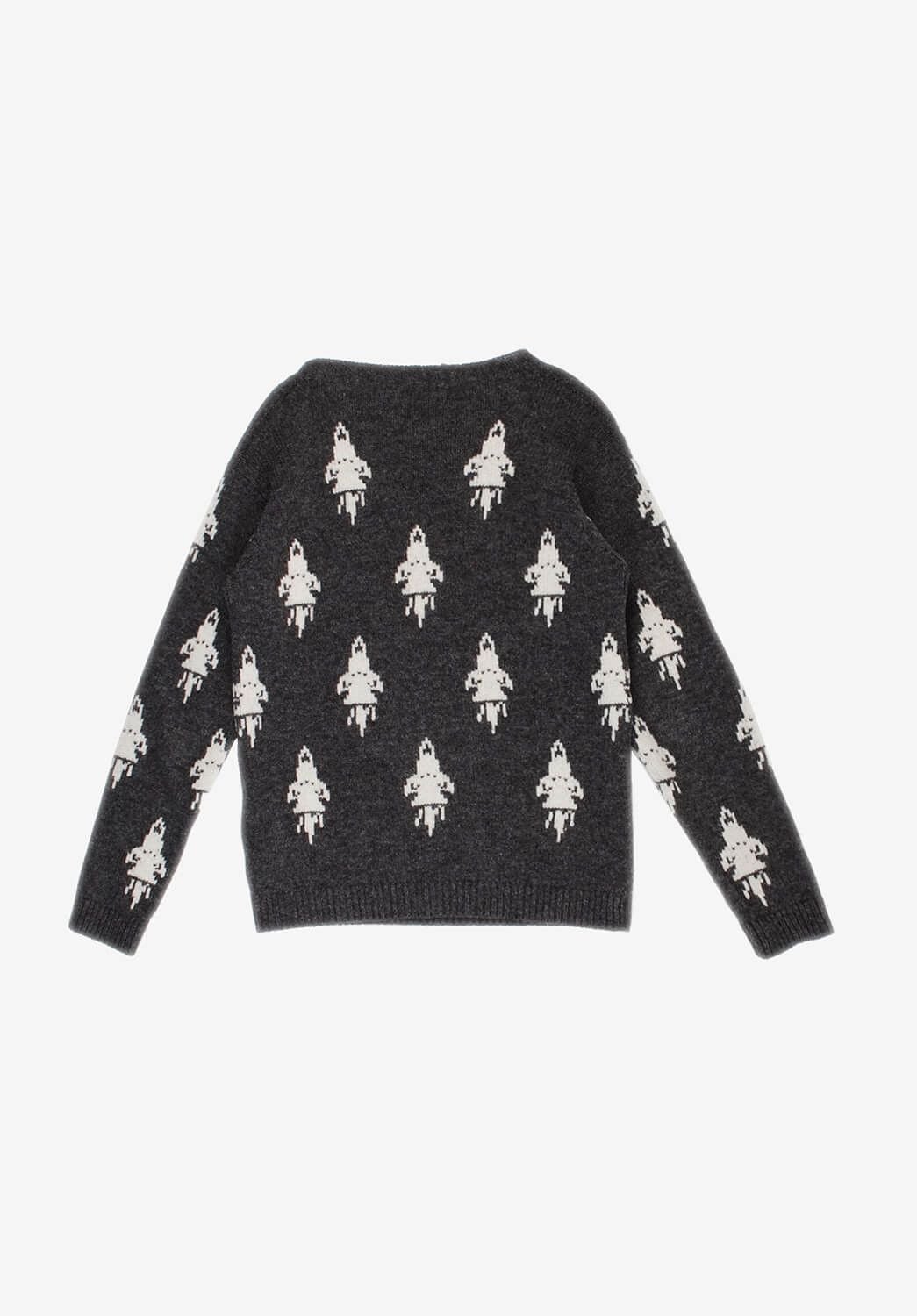 Prada Prada Knit Rockets Pullover Wool Sweater Size 46IT( fits M) Size US M / EU 48-50 / 2 - 5 Thumbnail