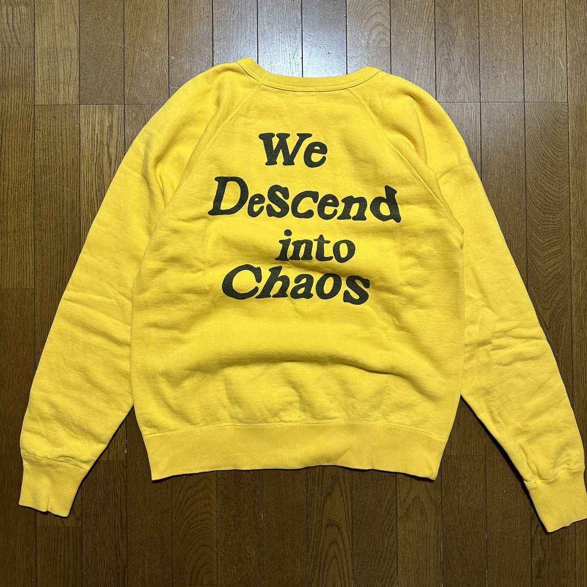 Japanese Brand × READYMADE × Saint Michael Saint Michael Yellow Smile Sweatshirt Size US L / EU 52-54 / 3 - 2 Thumbnail