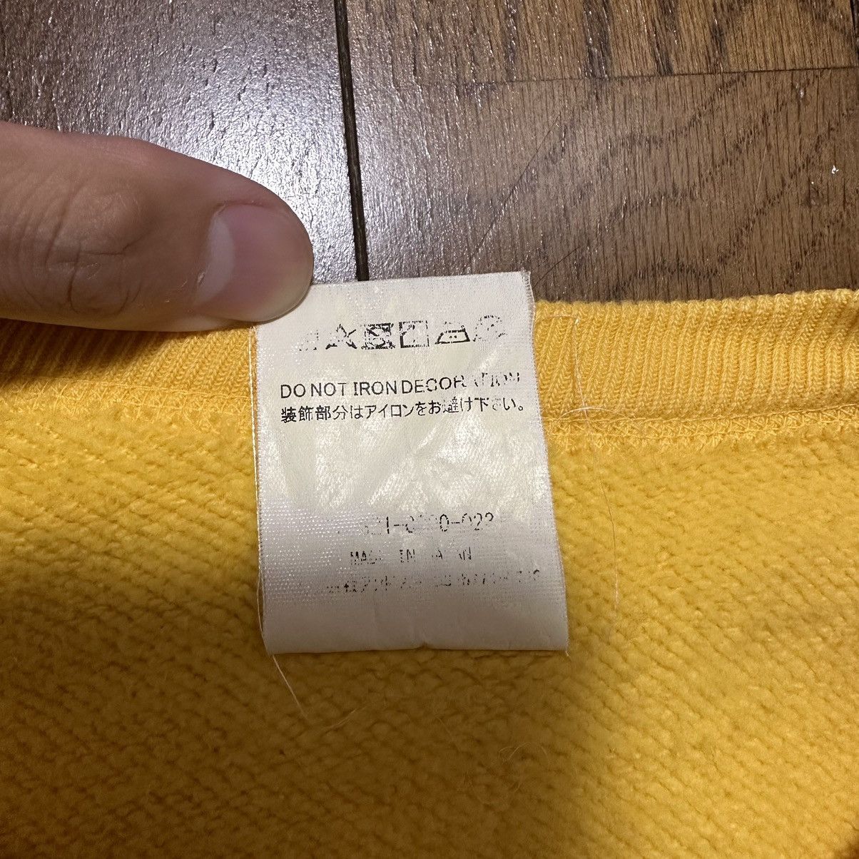 Japanese Brand × READYMADE × Saint Michael Saint Michael Yellow Smile Sweatshirt Size US L / EU 52-54 / 3 - 6 Thumbnail