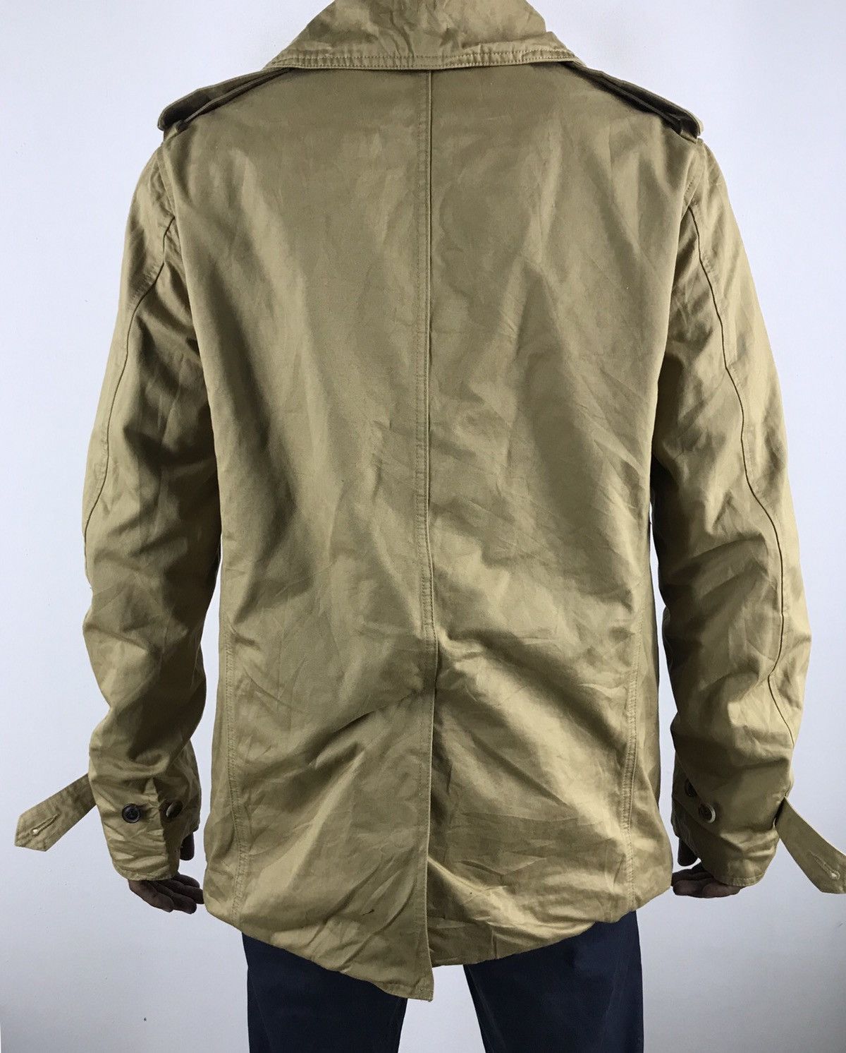 *A VONTADE *A VONTADE KHAKIS COAT WALDER TOP JAPANESE DESIGNER BRAND Size US L / EU 52-54 / 3 - 4 Thumbnail
