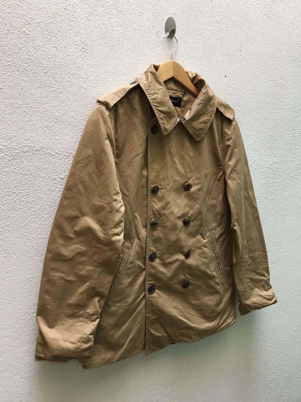 *A VONTADE *A VONTADE KHAKIS COAT WALDER TOP JAPANESE DESIGNER BRAND Size US L / EU 52-54 / 3 - 9 Thumbnail