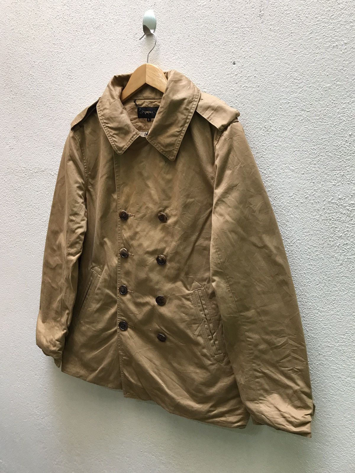 *A VONTADE *A VONTADE KHAKIS COAT WALDER TOP JAPANESE DESIGNER BRAND Size US L / EU 52-54 / 3 - 8 Thumbnail