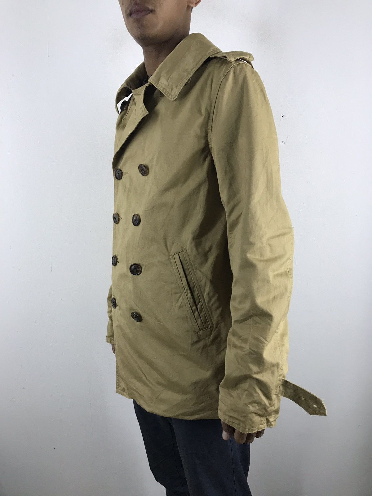 *A VONTADE *A VONTADE KHAKIS COAT WALDER TOP JAPANESE DESIGNER BRAND Size US L / EU 52-54 / 3 - 5 Thumbnail