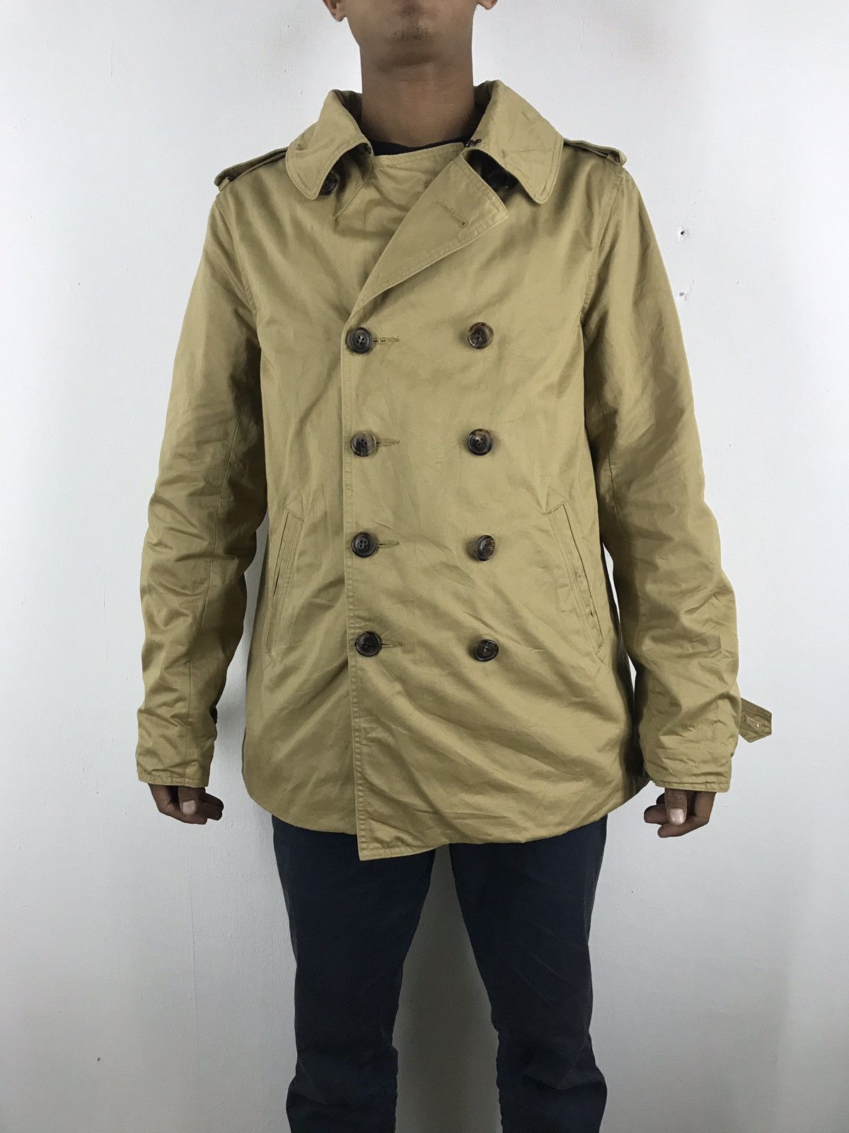 *A VONTADE *A VONTADE KHAKIS COAT WALDER TOP JAPANESE DESIGNER BRAND Size US L / EU 52-54 / 3 - 1 Thumbnail