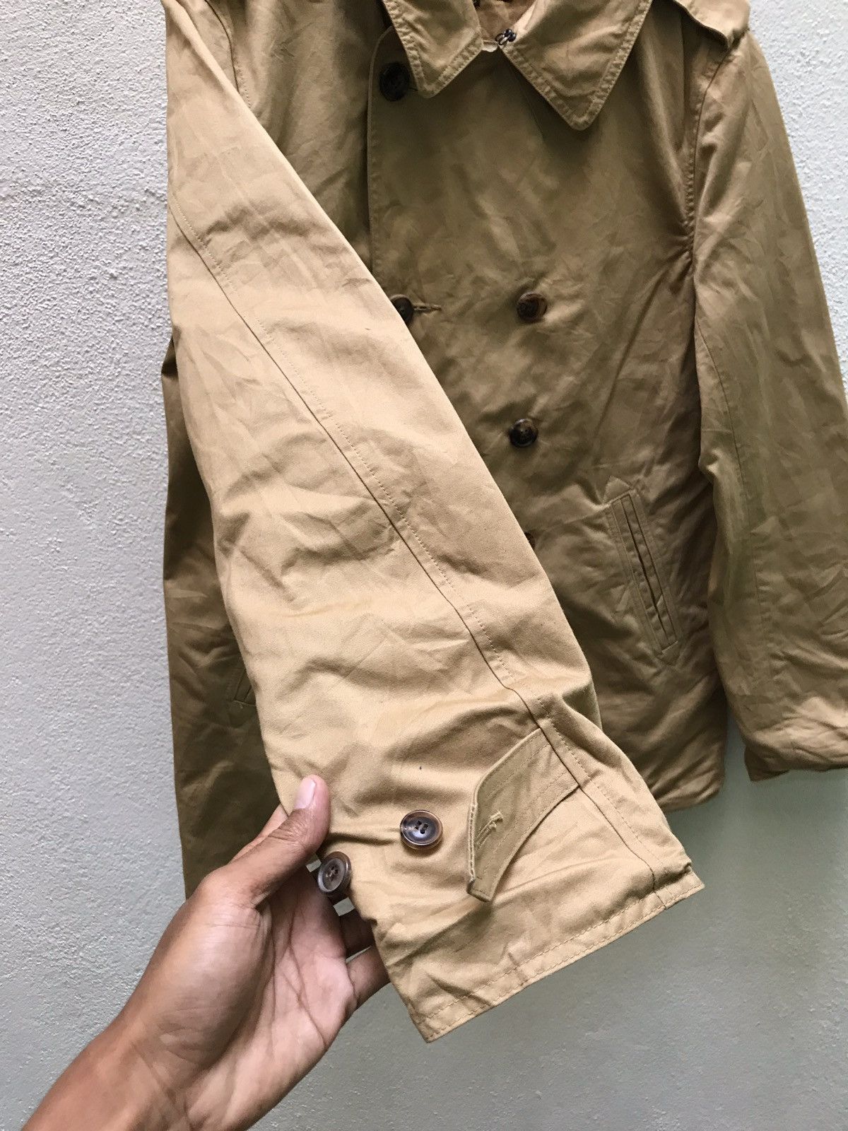 *A VONTADE *A VONTADE KHAKIS COAT WALDER TOP JAPANESE DESIGNER BRAND Size US L / EU 52-54 / 3 - 11 Thumbnail