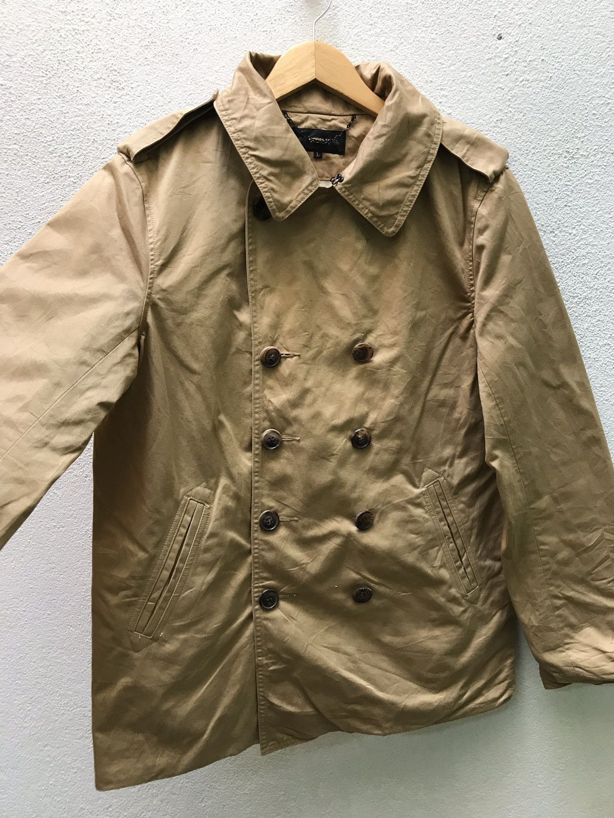 *A VONTADE *A VONTADE KHAKIS COAT WALDER TOP JAPANESE DESIGNER BRAND Size US L / EU 52-54 / 3 - 10 Thumbnail