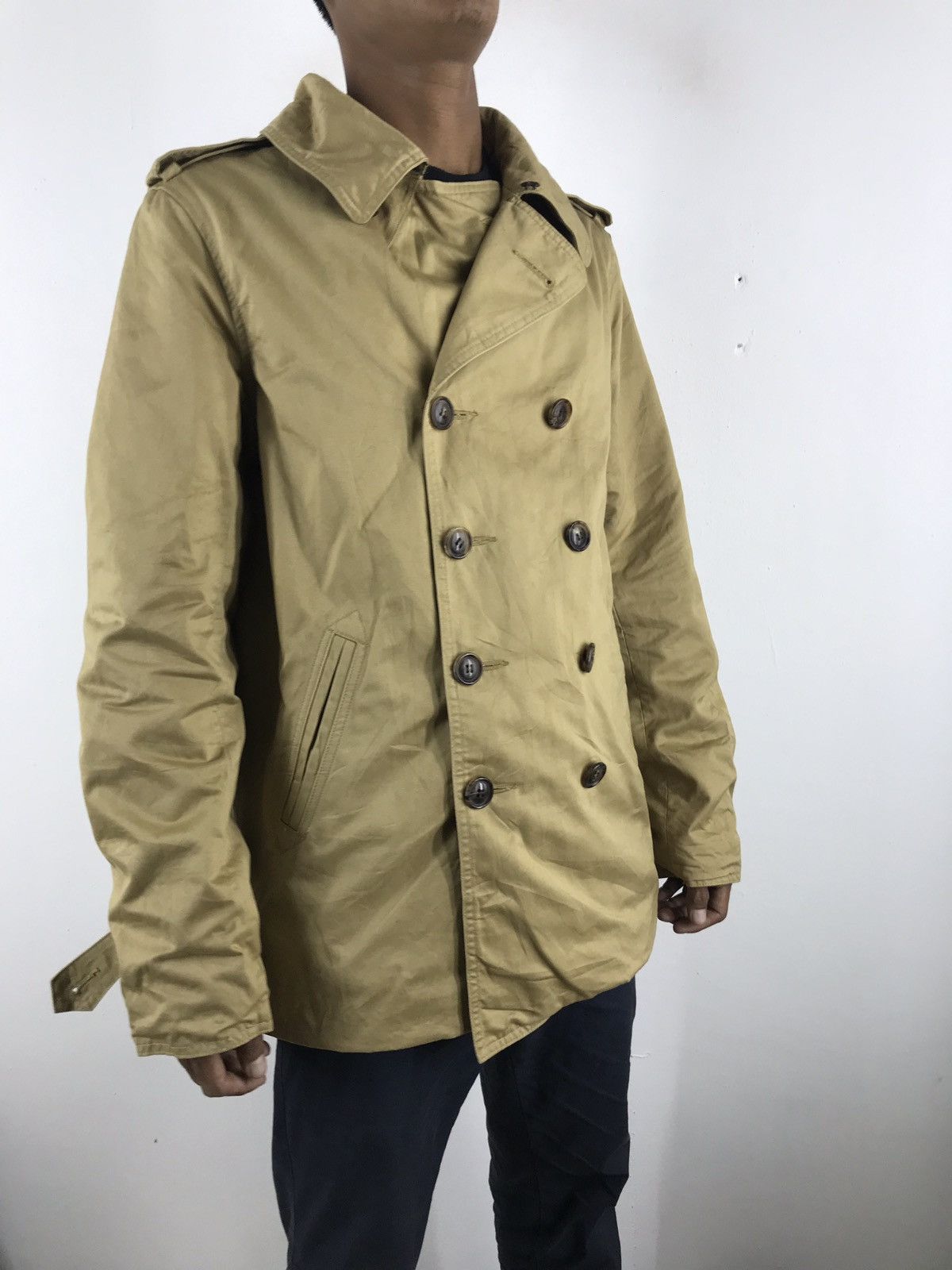 *A VONTADE *A VONTADE KHAKIS COAT WALDER TOP JAPANESE DESIGNER BRAND Size US L / EU 52-54 / 3 - 6 Thumbnail