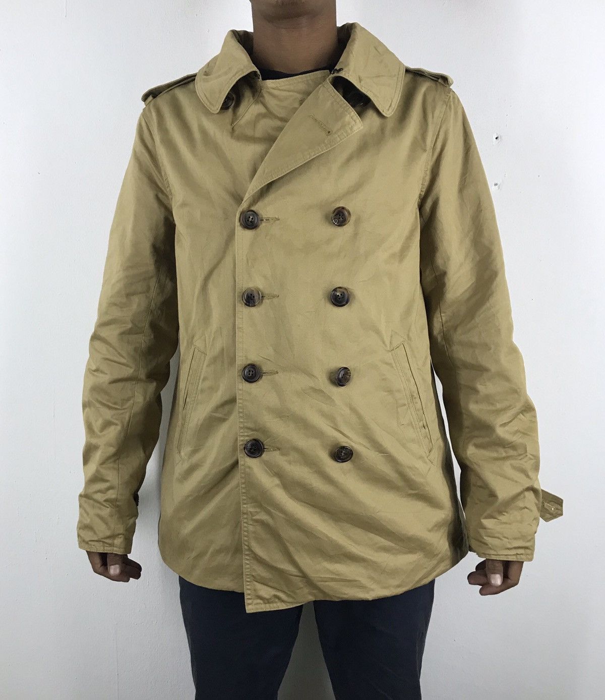 *A VONTADE *A VONTADE KHAKIS COAT WALDER TOP JAPANESE DESIGNER BRAND Size US L / EU 52-54 / 3 - 3 Thumbnail