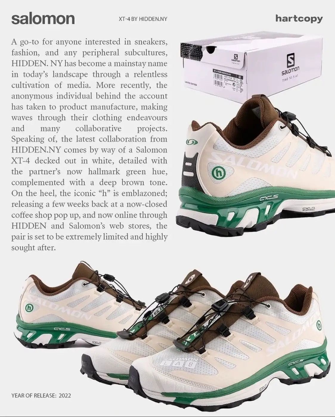 HIDDEN × Salomon Hidden NY Salomon XT-4 Size US 11 / EU 44 - 4 Thumbnail