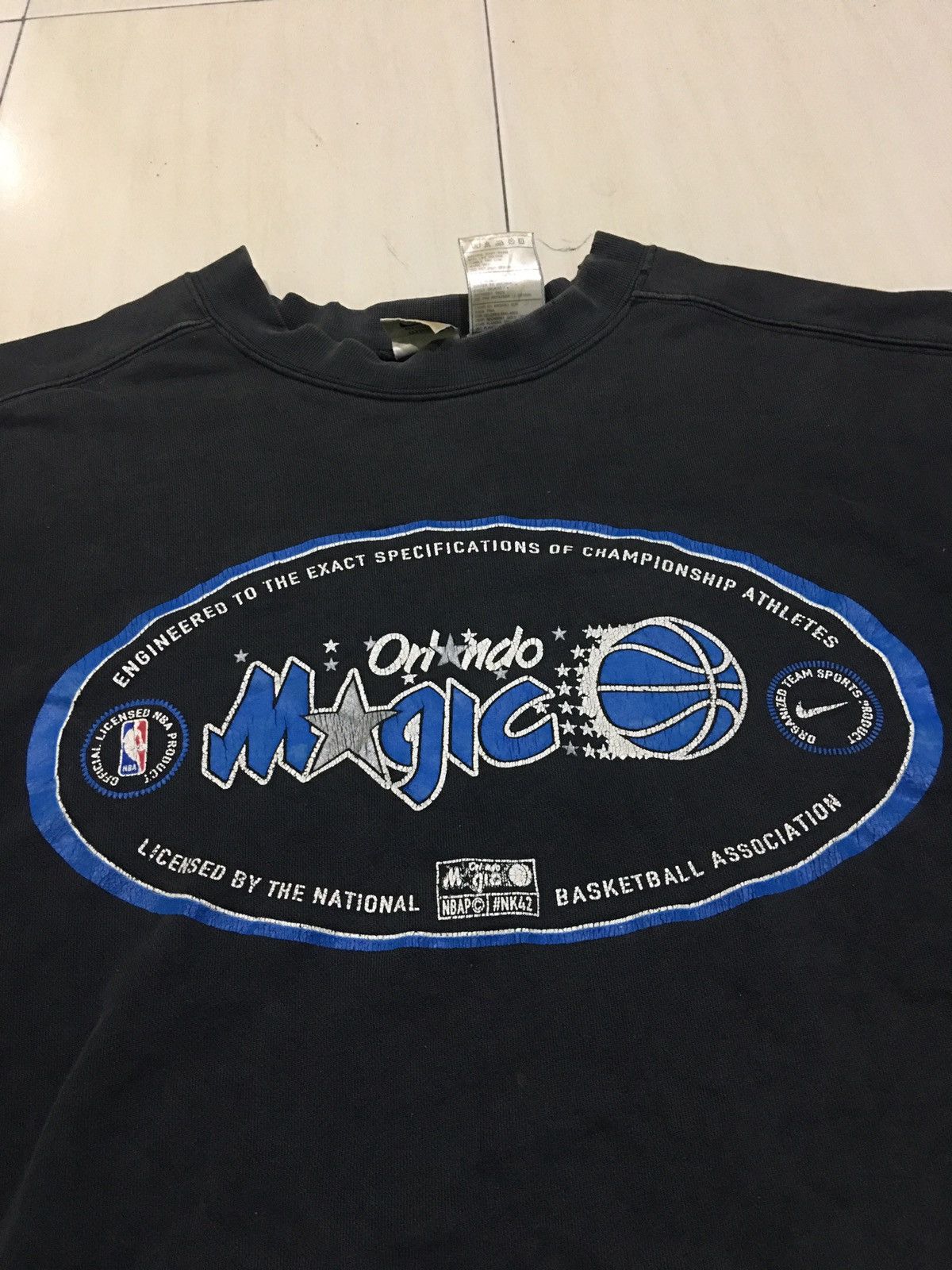 NBA × Nike × Vintage Vintage Nike Magic Orlando Basketball Nba Sweatshirt Size US L / EU 52-54 / 3 - 6 Thumbnail