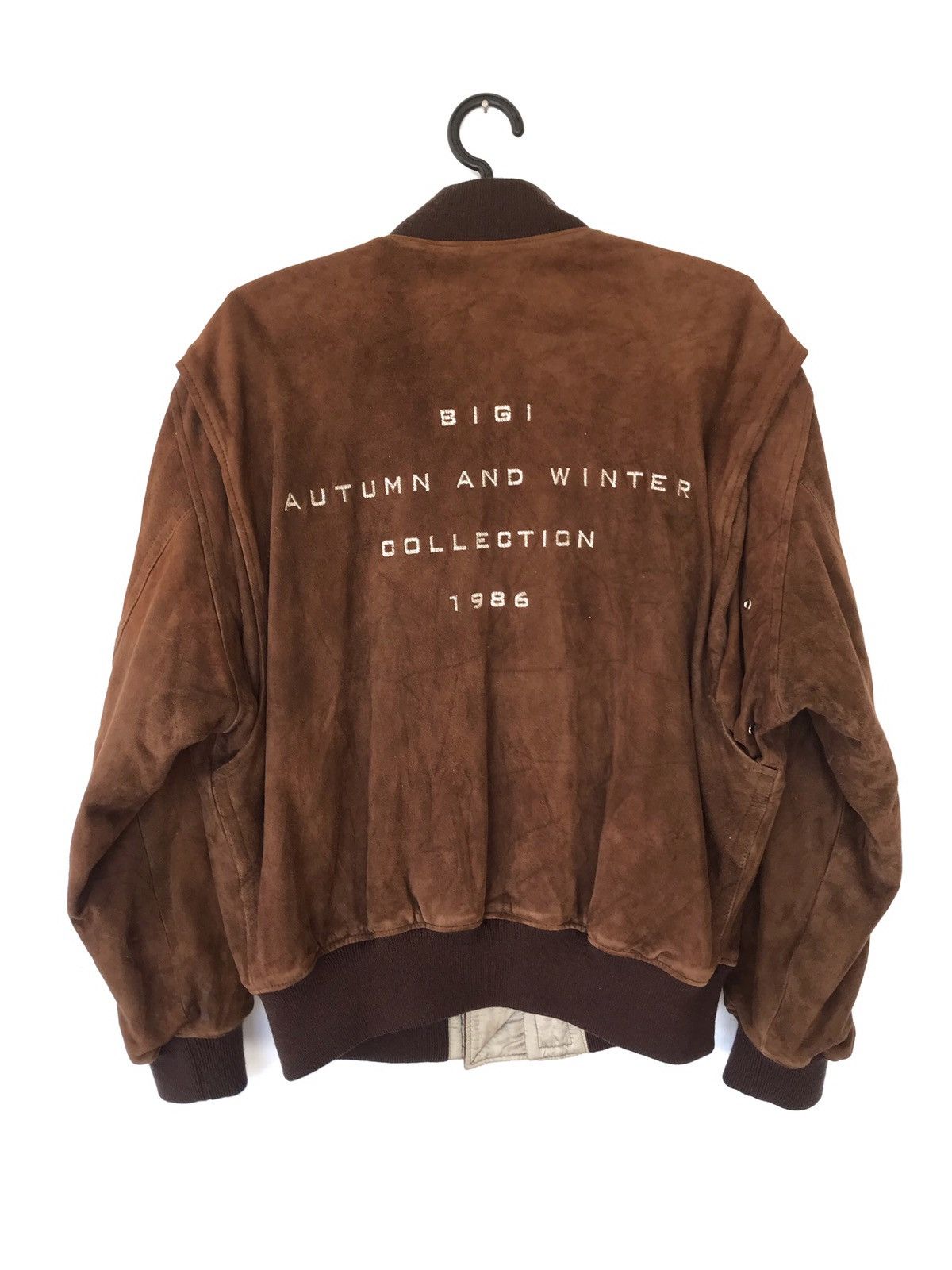 BIGI BIGI 1986 AUTUMN WINTER COLLECTION SUEDE SHEEPSKIN LEATHER Size US L / EU 52-54 / 3 - 3 Thumbnail