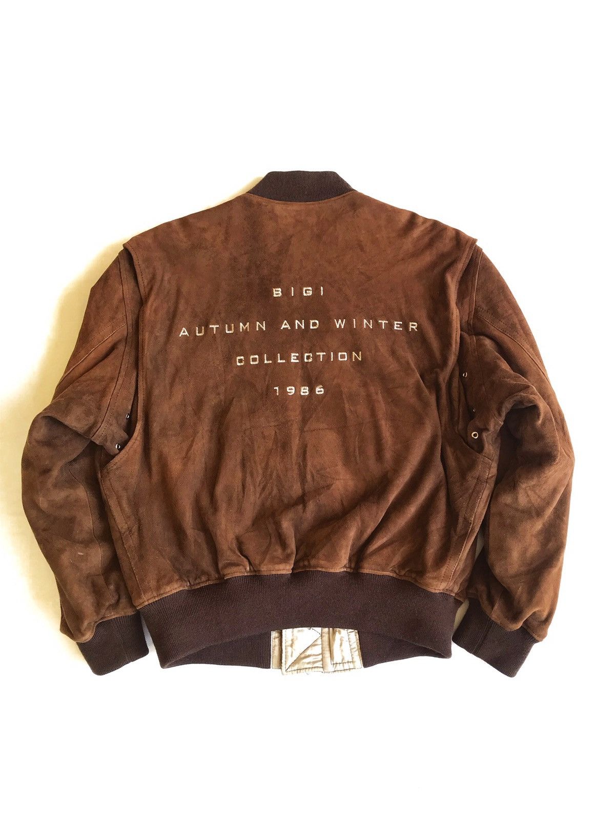 BIGI BIGI 1986 AUTUMN WINTER COLLECTION SUEDE SHEEPSKIN LEATHER Size US L / EU 52-54 / 3 - 1 Thumbnail