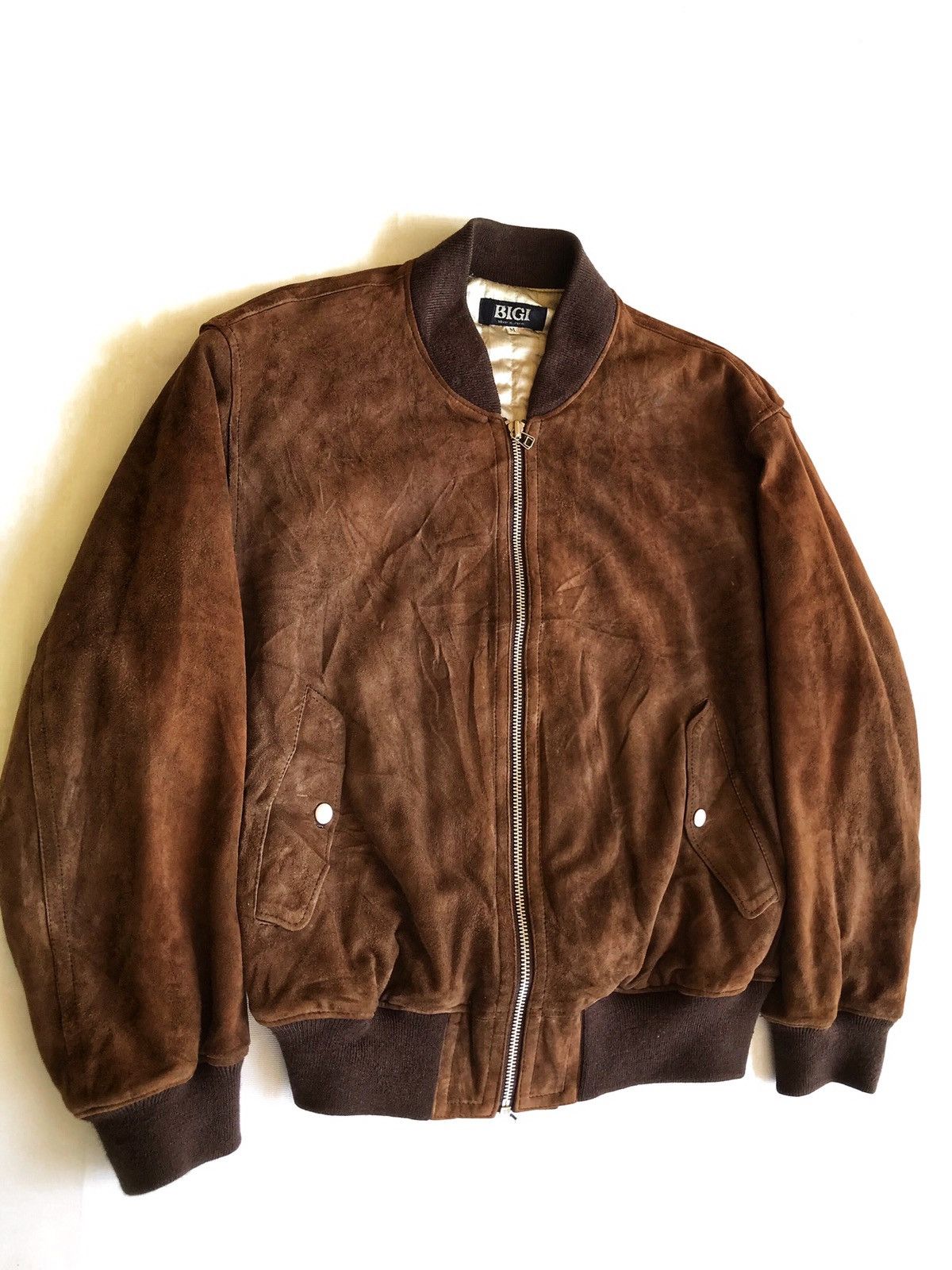 BIGI BIGI 1986 AUTUMN WINTER COLLECTION SUEDE SHEEPSKIN LEATHER Size US L / EU 52-54 / 3 - 10 Thumbnail