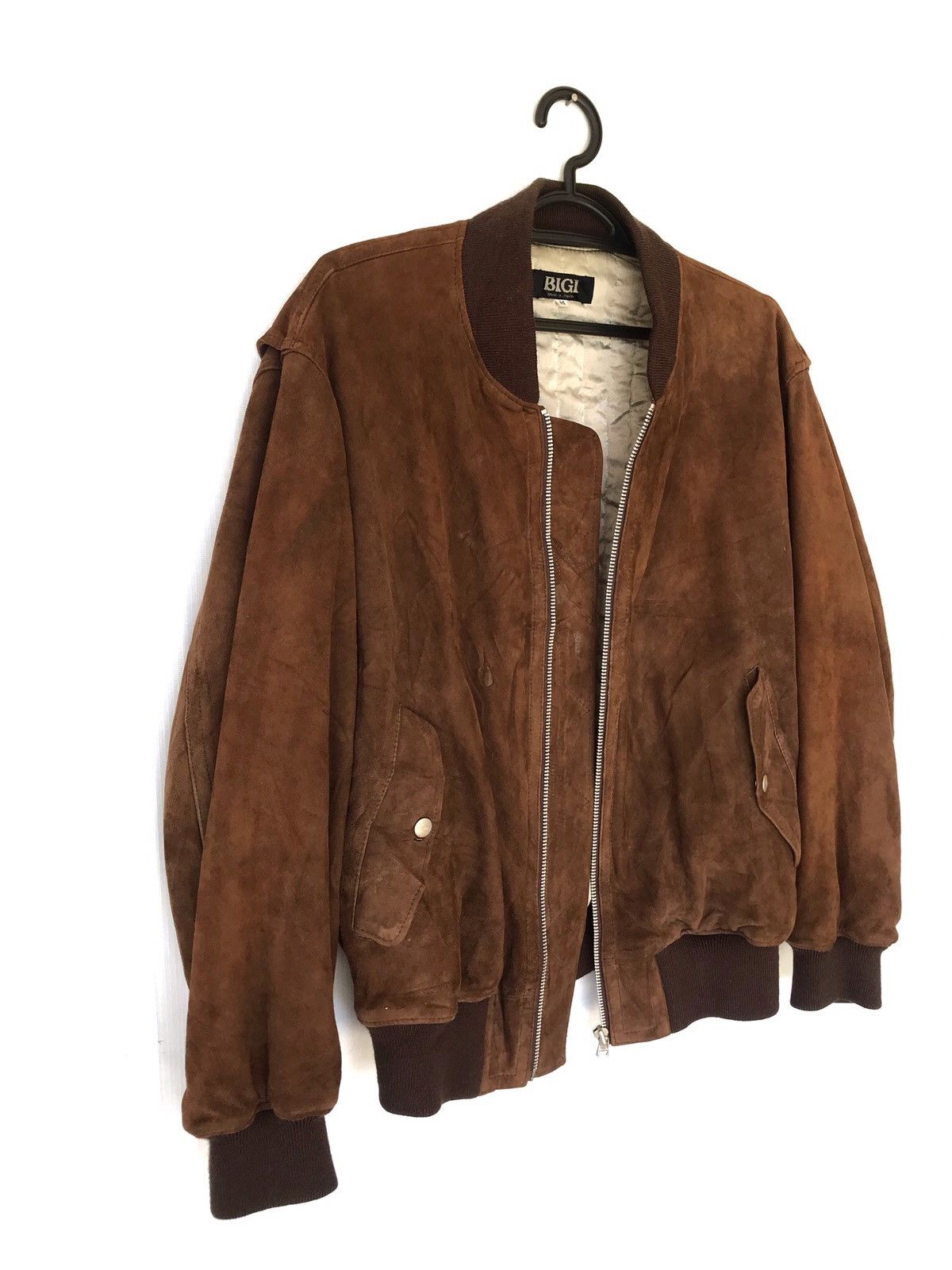 BIGI BIGI 1986 AUTUMN WINTER COLLECTION SUEDE SHEEPSKIN LEATHER Size US L / EU 52-54 / 3 - 6 Thumbnail