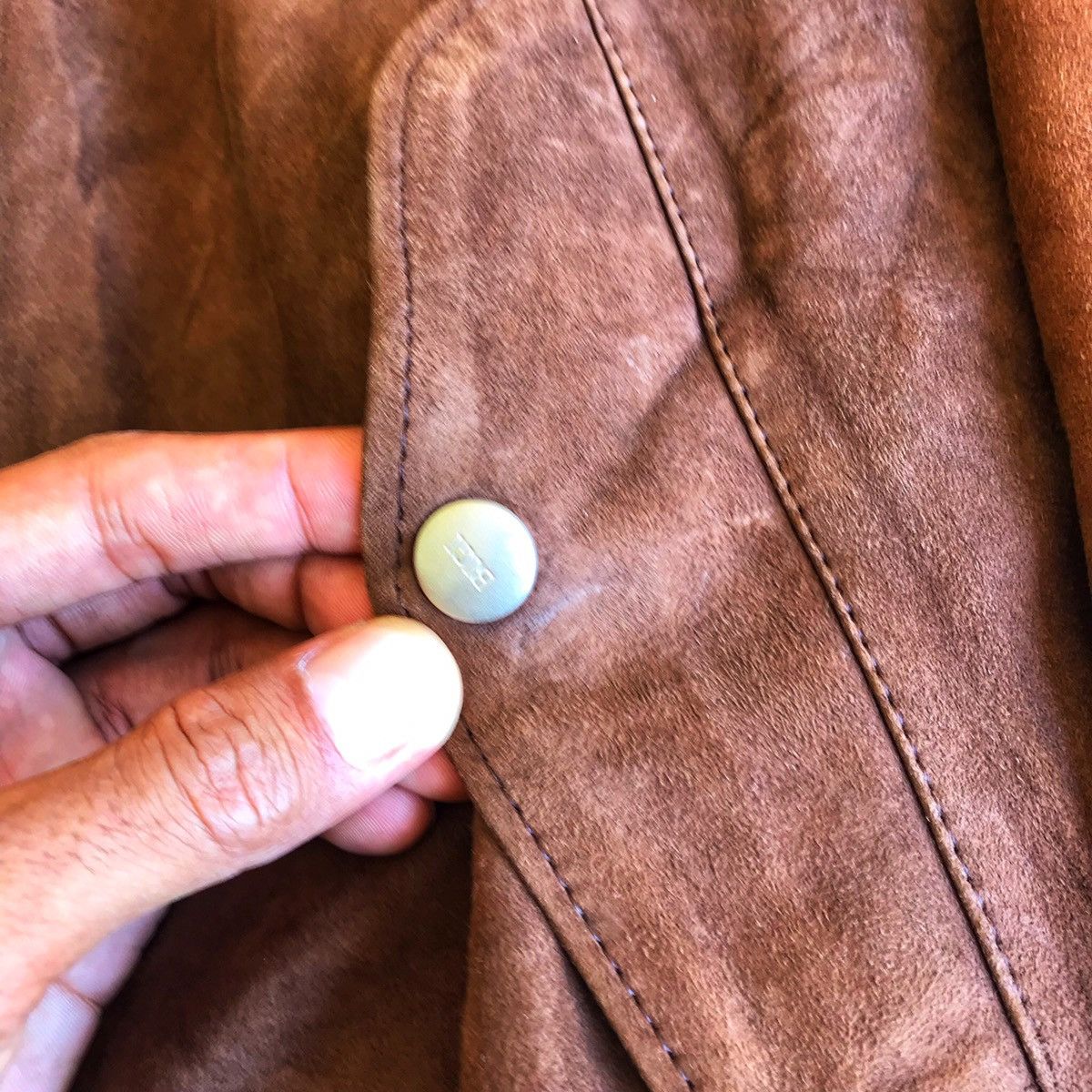 BIGI BIGI 1986 AUTUMN WINTER COLLECTION SUEDE SHEEPSKIN LEATHER Size US L / EU 52-54 / 3 - 16 Thumbnail