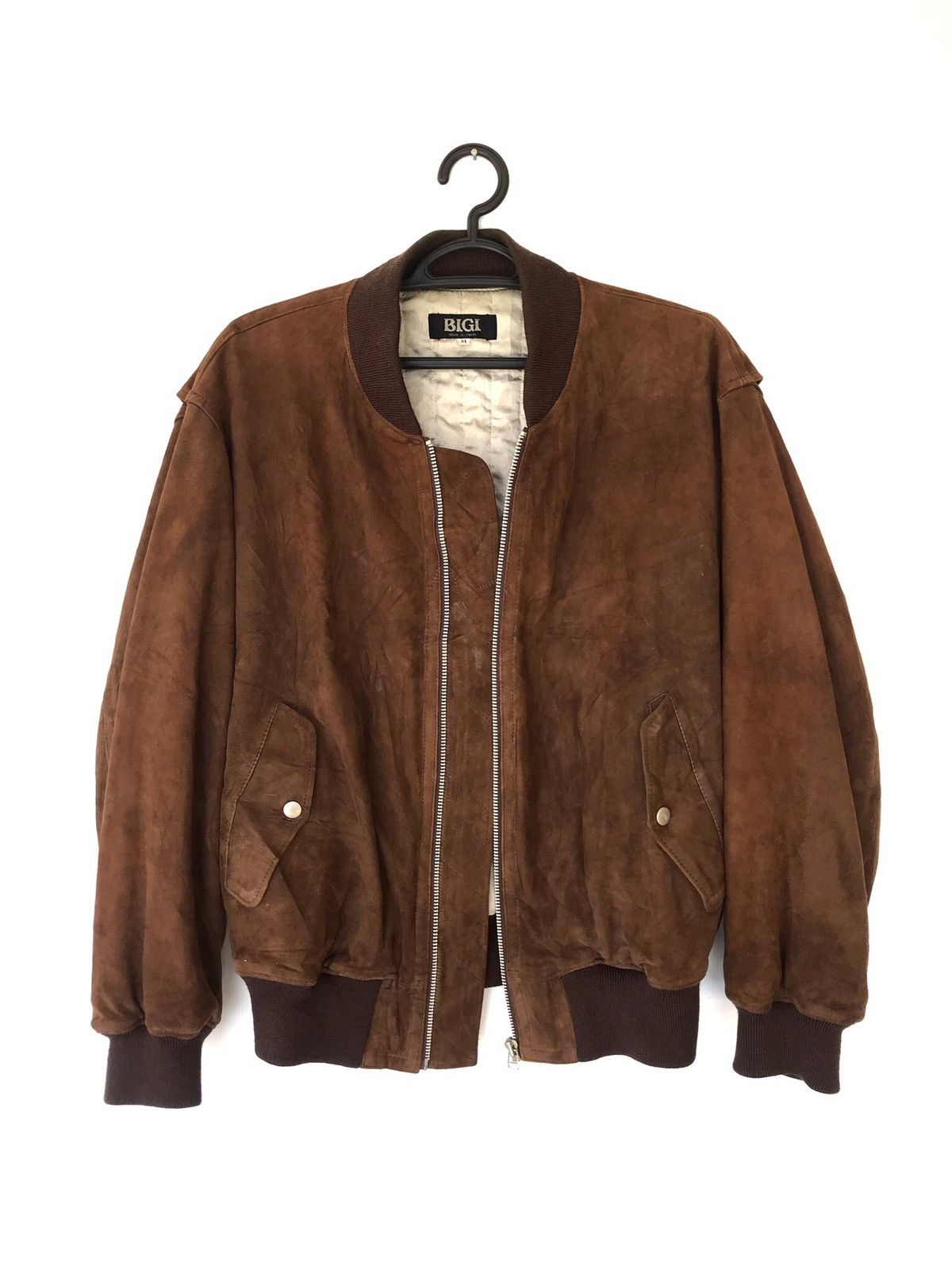BIGI BIGI 1986 AUTUMN WINTER COLLECTION SUEDE SHEEPSKIN LEATHER Size US L / EU 52-54 / 3 - 5 Thumbnail