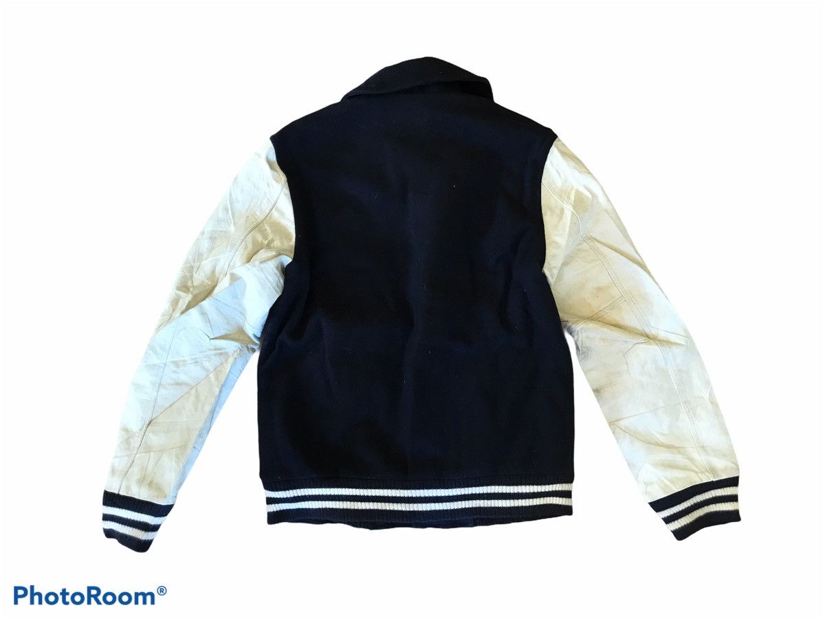 Beams Plus 🔥BEAMS ASYMMETRIC SKULL SKELETON VARSITY BOMBER JACKET Size US S / EU 44-46 / 1 - 2 Thumbnail