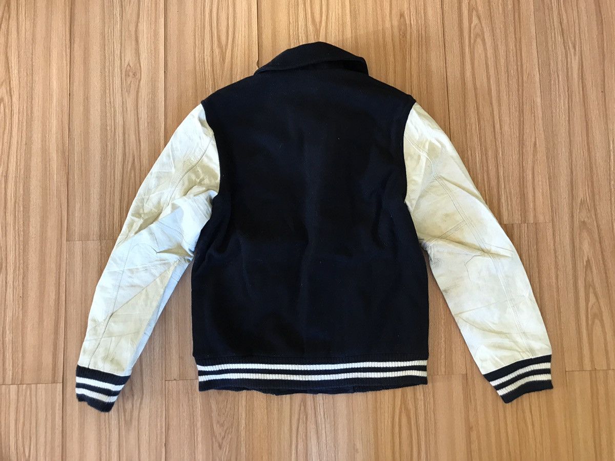 Beams Plus 🔥BEAMS ASYMMETRIC SKULL SKELETON VARSITY BOMBER JACKET Size US S / EU 44-46 / 1 - 9 Thumbnail