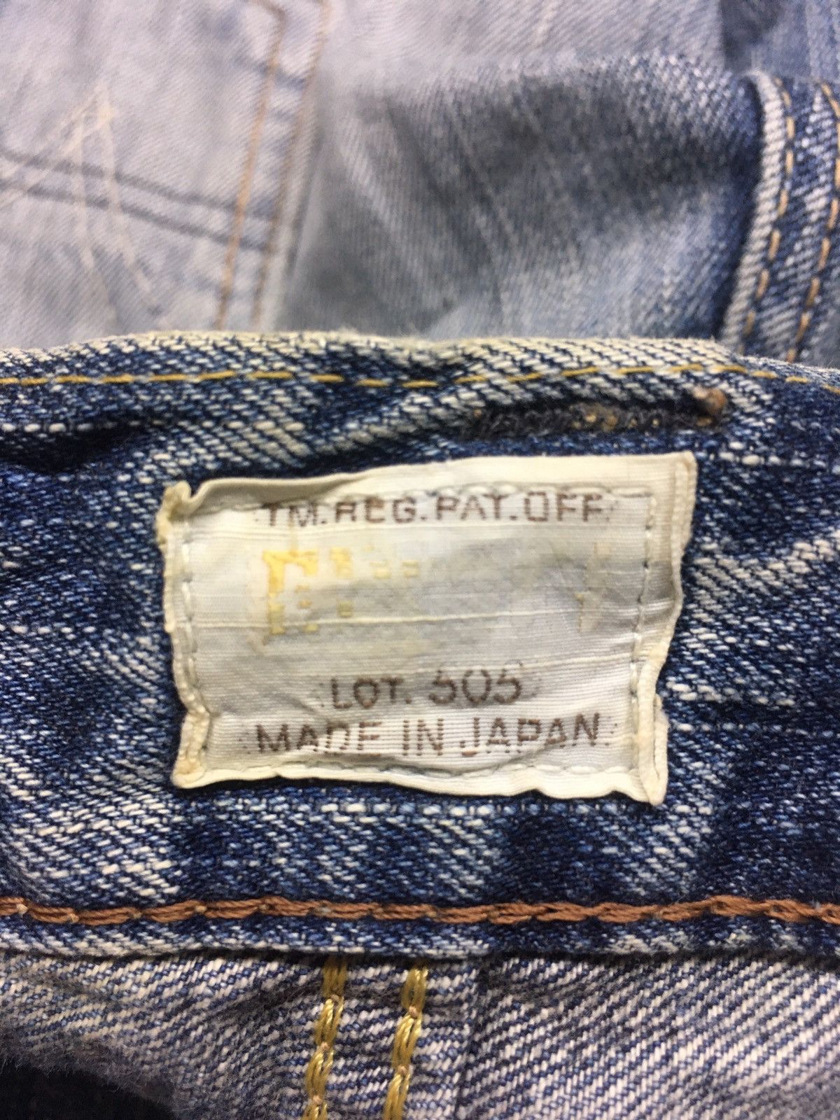 Edwin × Vintage Vintage Edwin 505zx distressed selvage denim Size US 34 / EU 50 - 10 Thumbnail