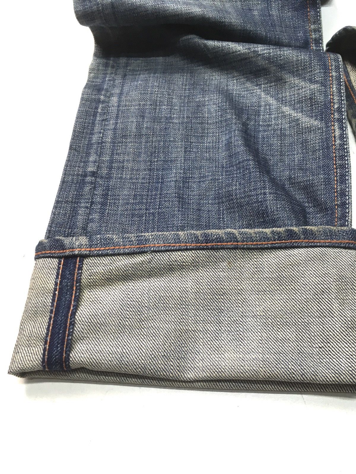 Earnest Sewn × Vintage Vintage earnest sewn distressed jeans usa Size US 33 - 12 Thumbnail
