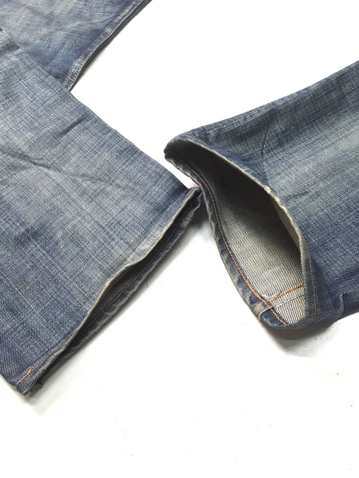 Earnest Sewn × Vintage Vintage earnest sewn distressed jeans usa Size US 33 - 11 Thumbnail