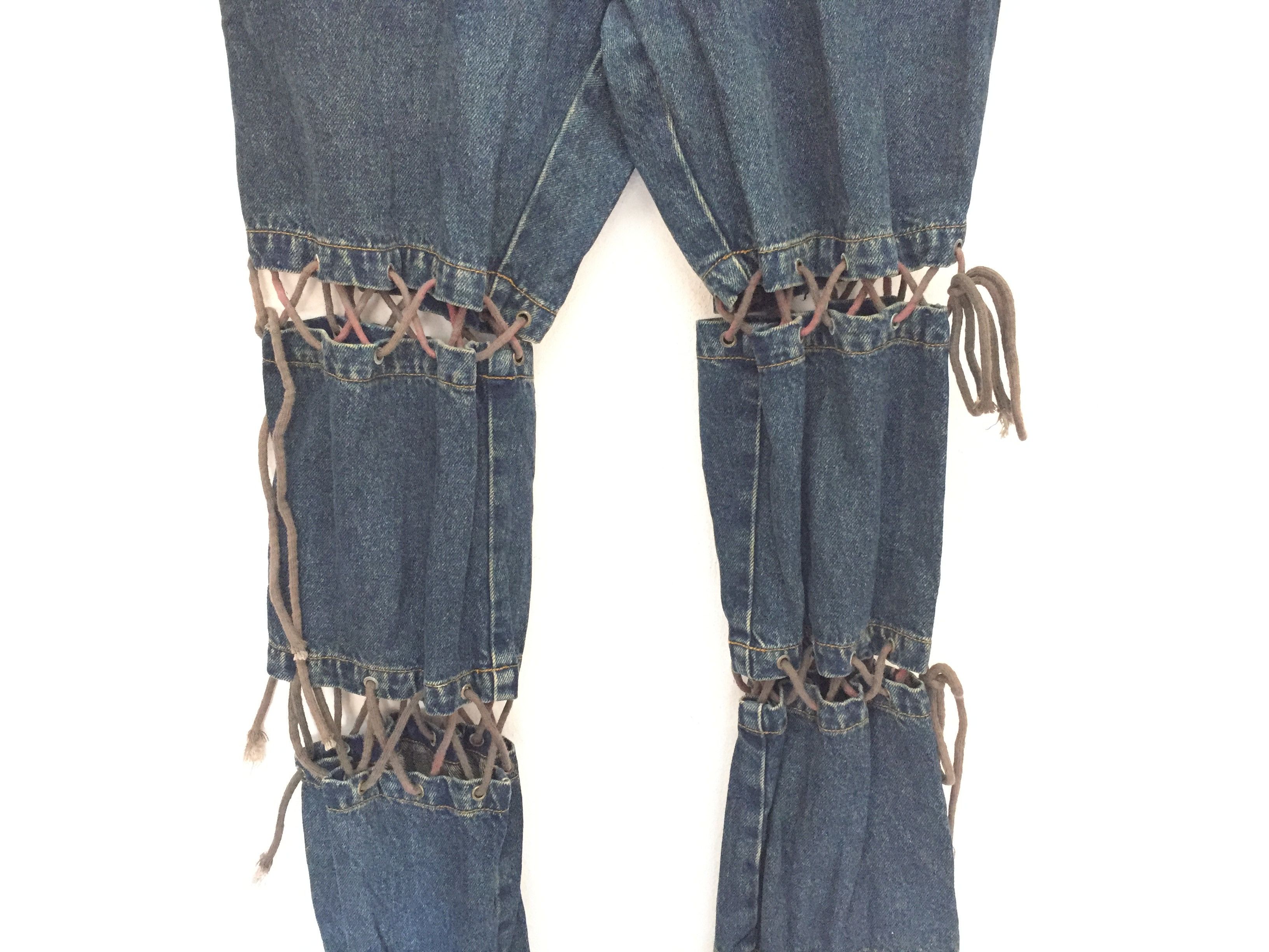 Morgan Homme 1990s lace Hagi pants Size US 30 / EU 46 - 4 Thumbnail