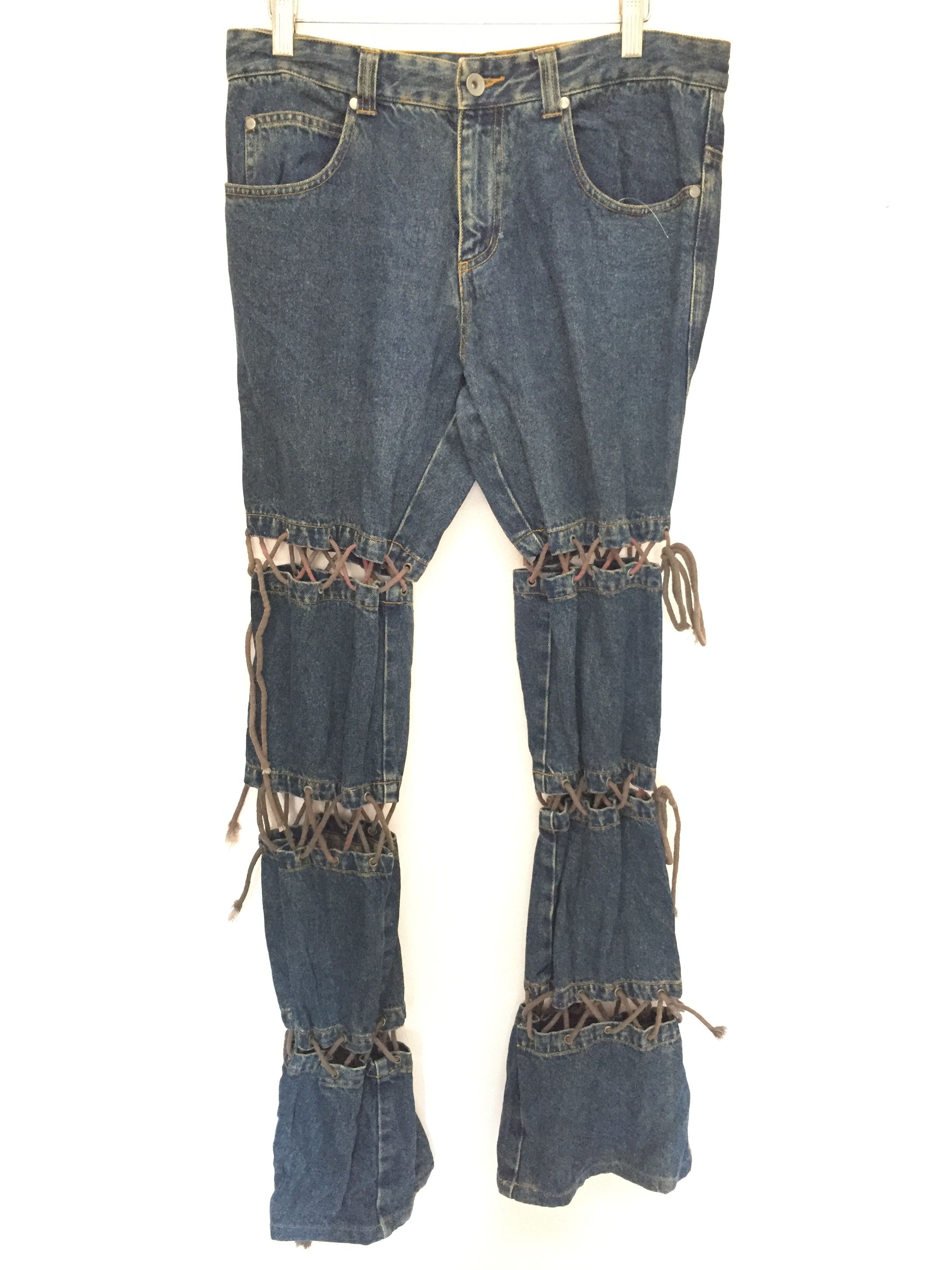 Morgan Homme 1990s lace Hagi pants Size US 30 / EU 46 - 2 Thumbnail