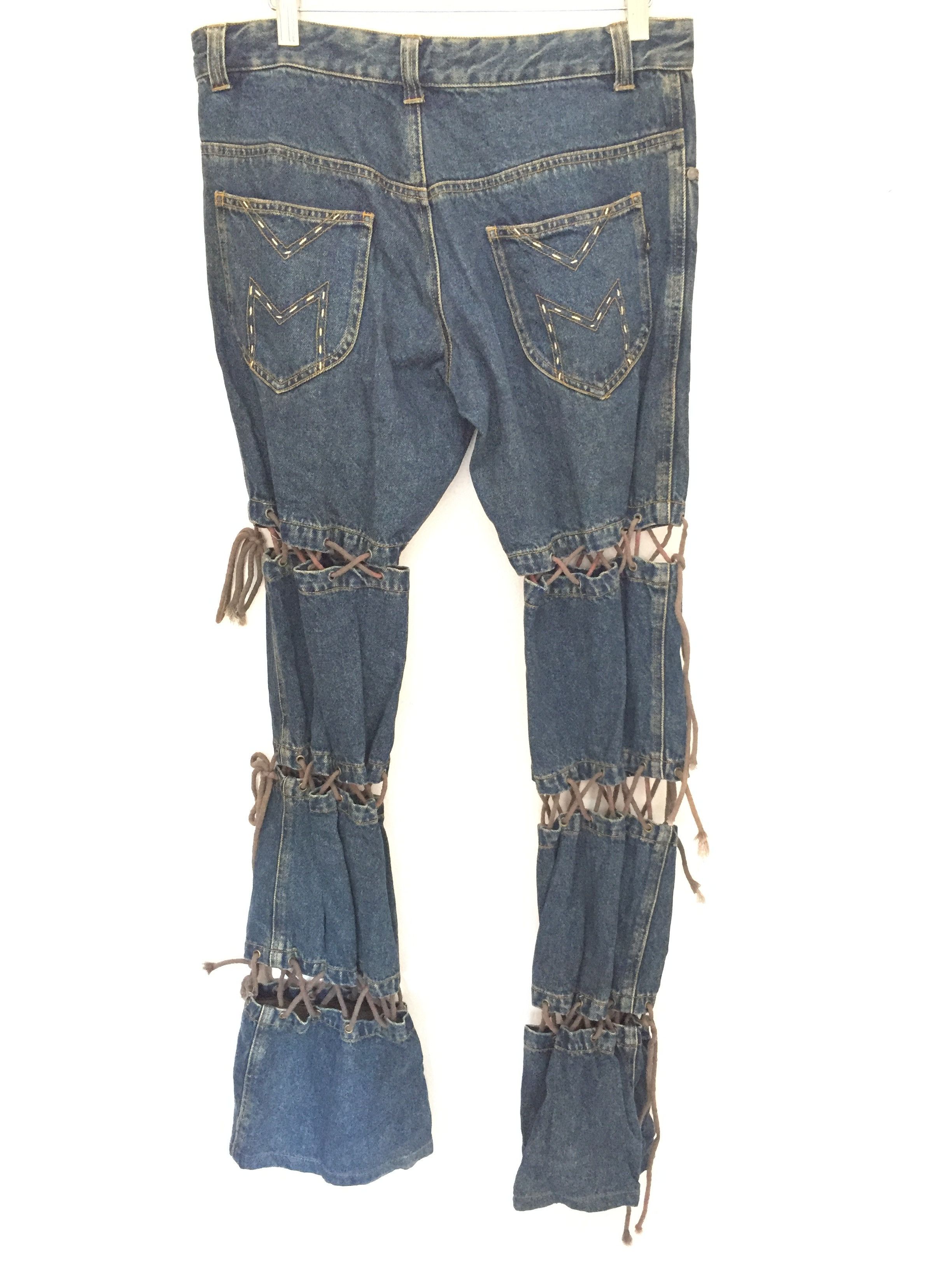 Morgan Homme 1990s lace Hagi pants Size US 30 / EU 46 - 7 Thumbnail