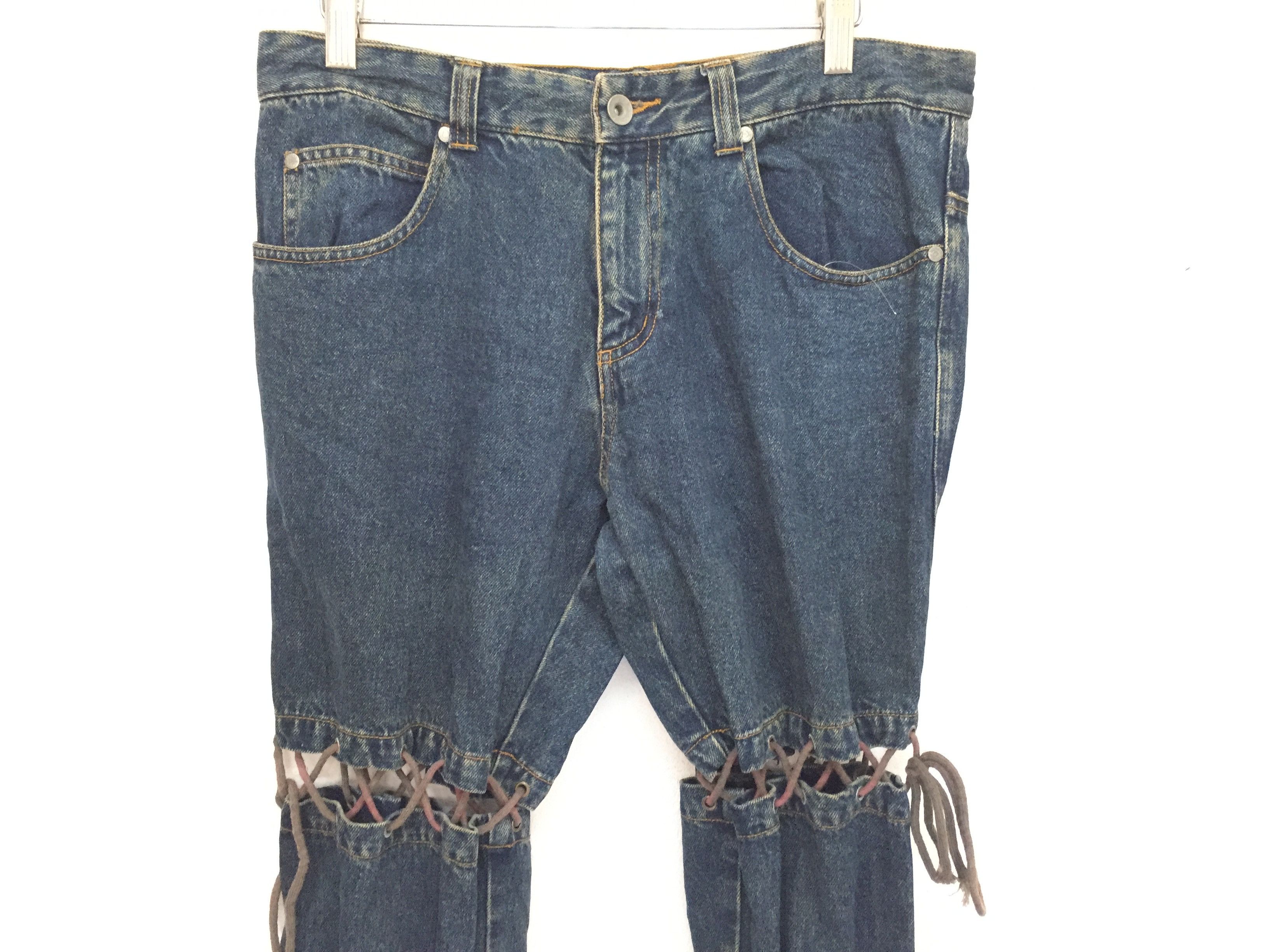 Morgan Homme 1990s lace Hagi pants Size US 30 / EU 46 - 3 Thumbnail