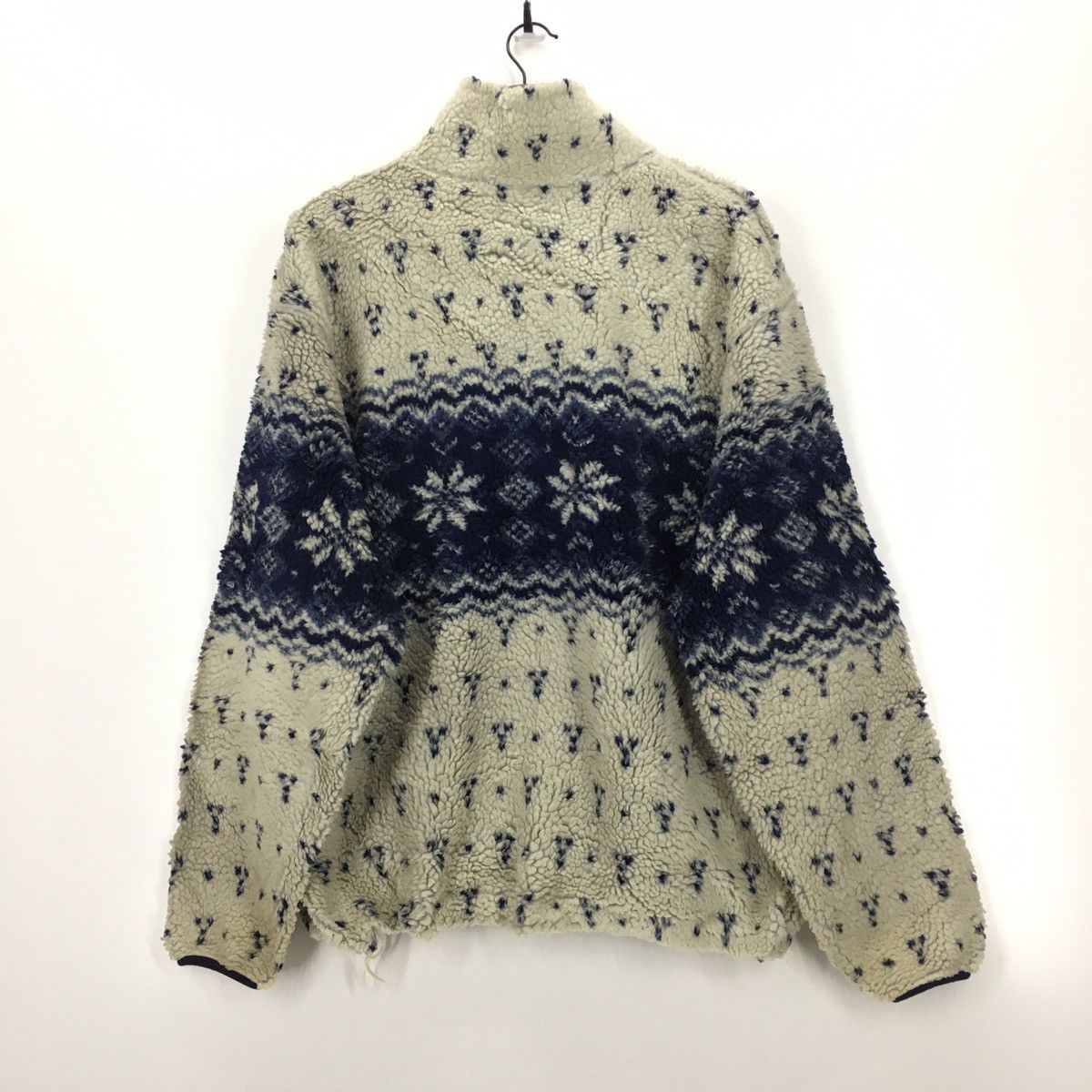 L.L. Bean × Vintage Vintage L.L Bean Snow Flakes Fleece Jacket Size US L / EU 52-54 / 3 - 8 Thumbnail