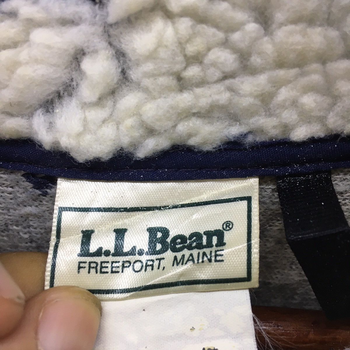 L.L. Bean × Vintage Vintage L.L Bean Snow Flakes Fleece Jacket Size US L / EU 52-54 / 3 - 5 Thumbnail