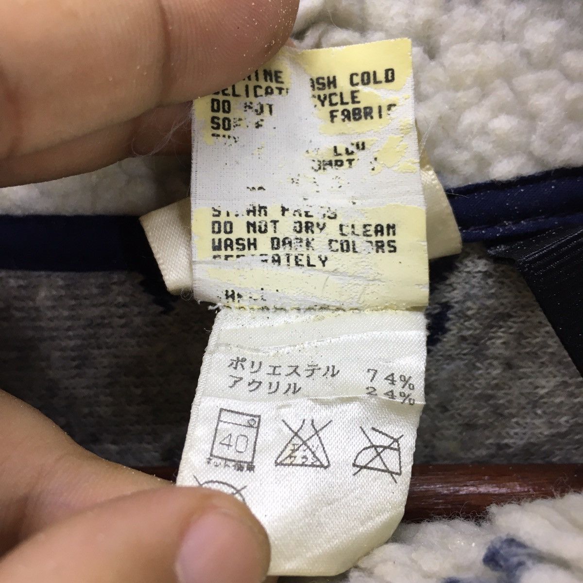 L.L. Bean × Vintage Vintage L.L Bean Snow Flakes Fleece Jacket Size US L / EU 52-54 / 3 - 7 Thumbnail