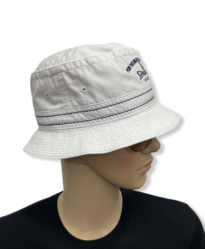 Mizuno FYE VINTAGE! 80’s SPALDING Vintage Baseball Brand Bucket Hat Size ONE SIZE - 3 Thumbnail