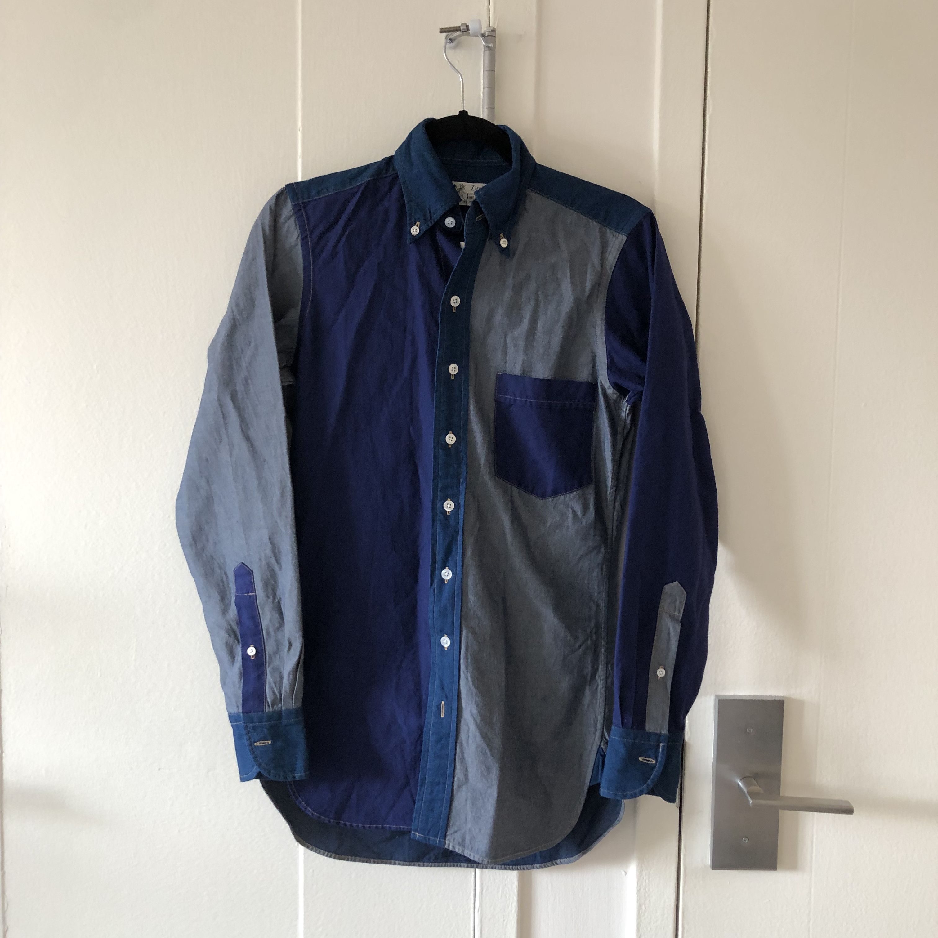 image of Aime Leon Dore x Drakes Multi Panel Button Up, Men's (Size XS)