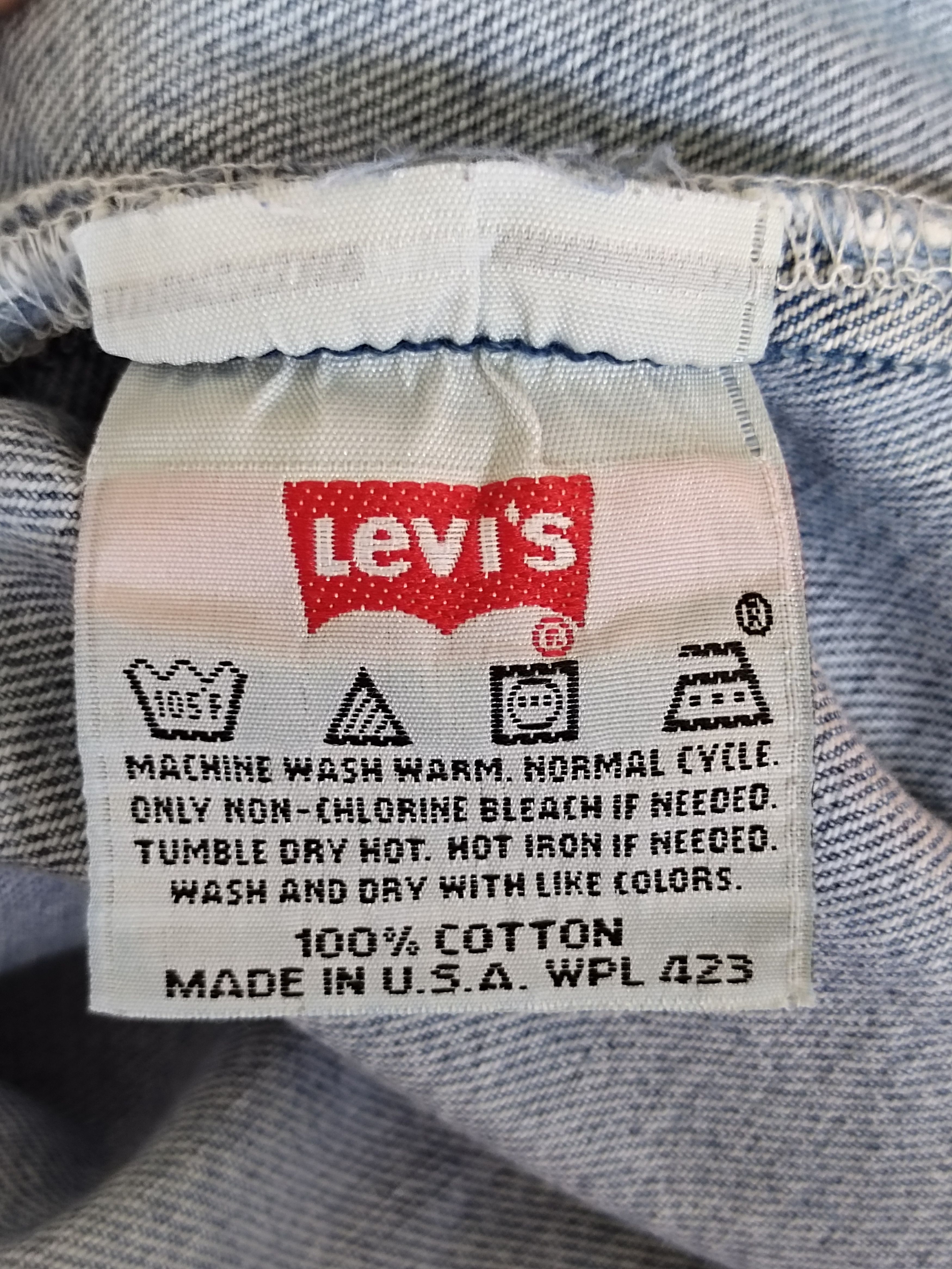 Levi's Vintage Clothing Vintage 90s LEVIS 501 Skull & Flowers Denim Jeans Size US 29 - 20 Thumbnail