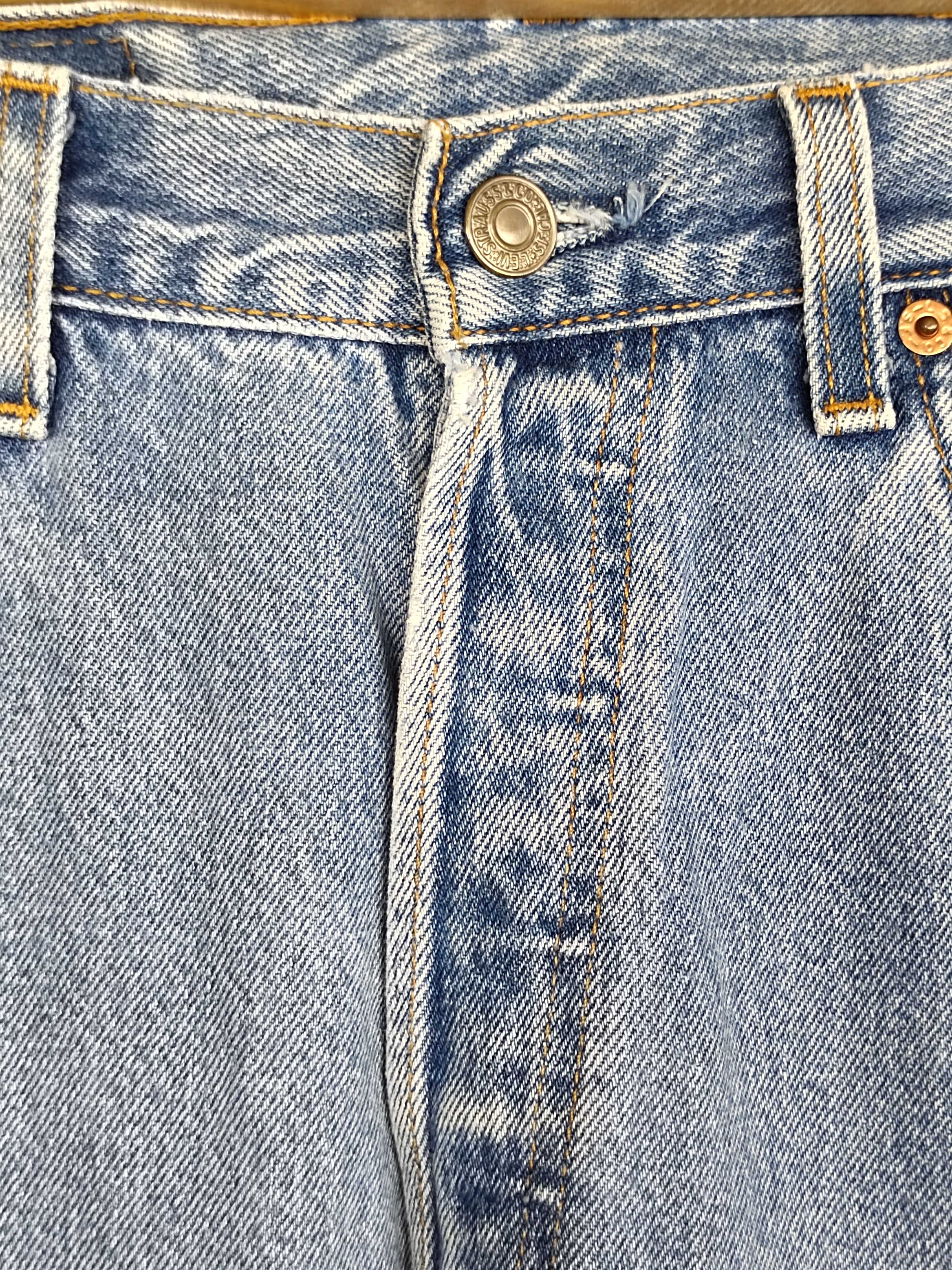 Levi's Vintage Clothing Vintage 90s LEVIS 501 Skull & Flowers Denim Jeans Size US 29 - 5 Thumbnail