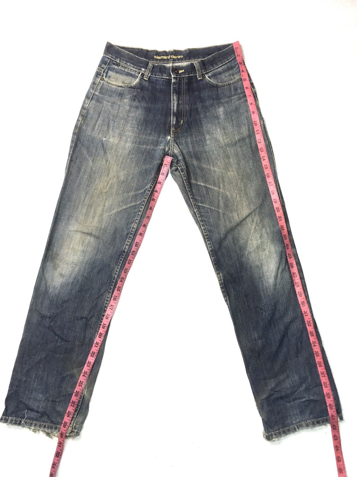 Element × Vintage Vintage elements logo embroidery distressed denim Size US 30 / EU 46 - 2 Thumbnail