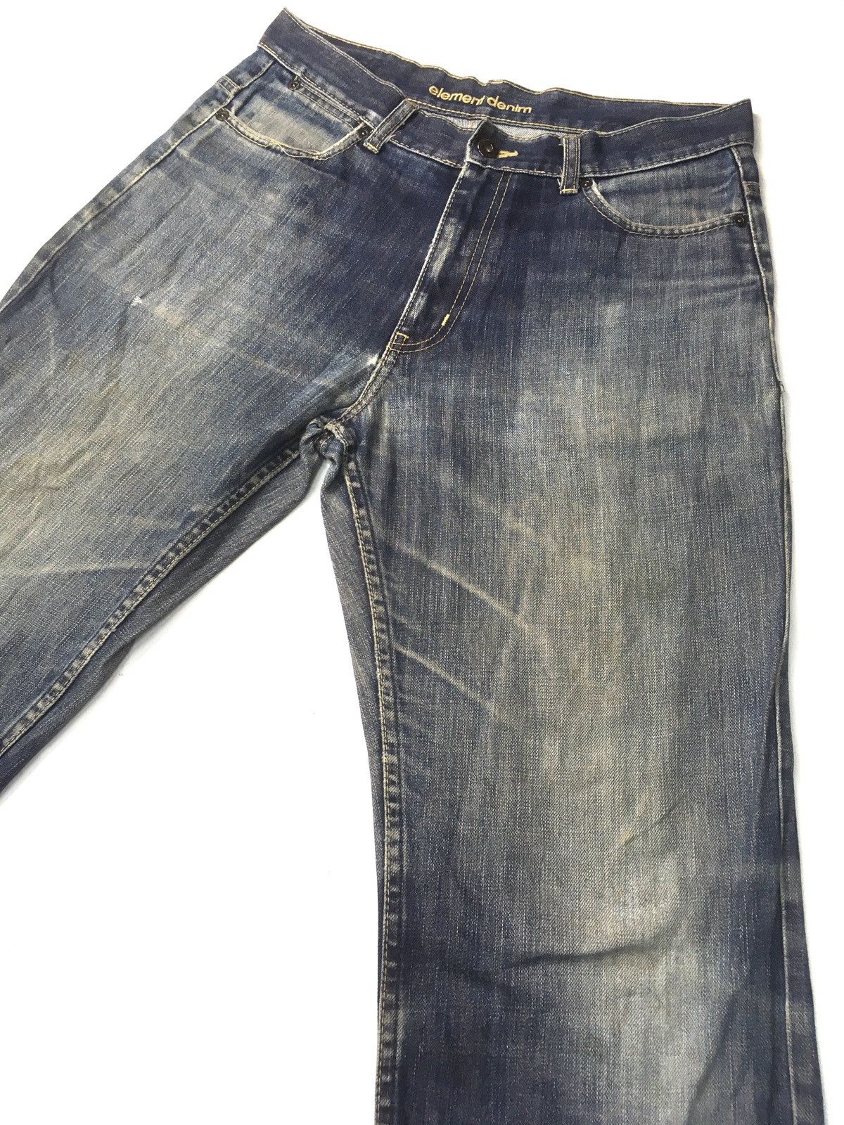 Element × Vintage Vintage elements logo embroidery distressed denim Size US 30 / EU 46 - 11 Thumbnail