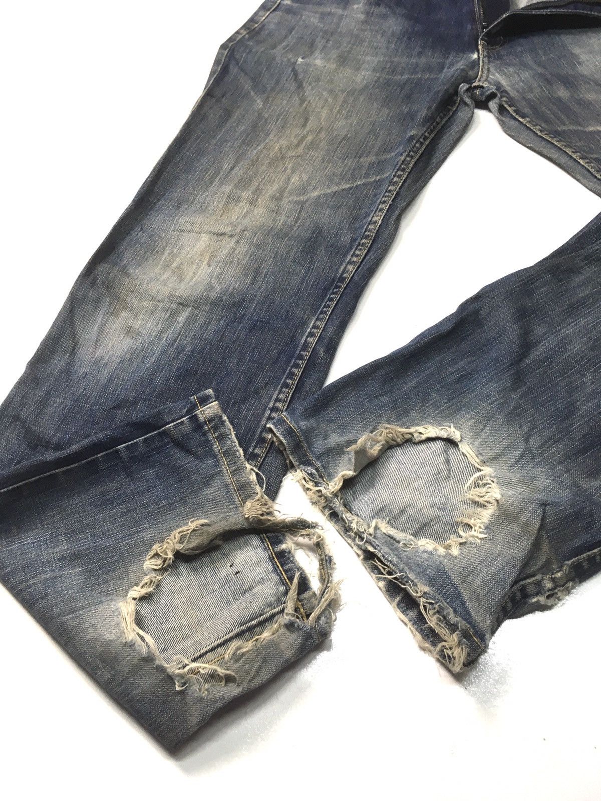 Element × Vintage Vintage elements logo embroidery distressed denim Size US 30 / EU 46 - 13 Thumbnail