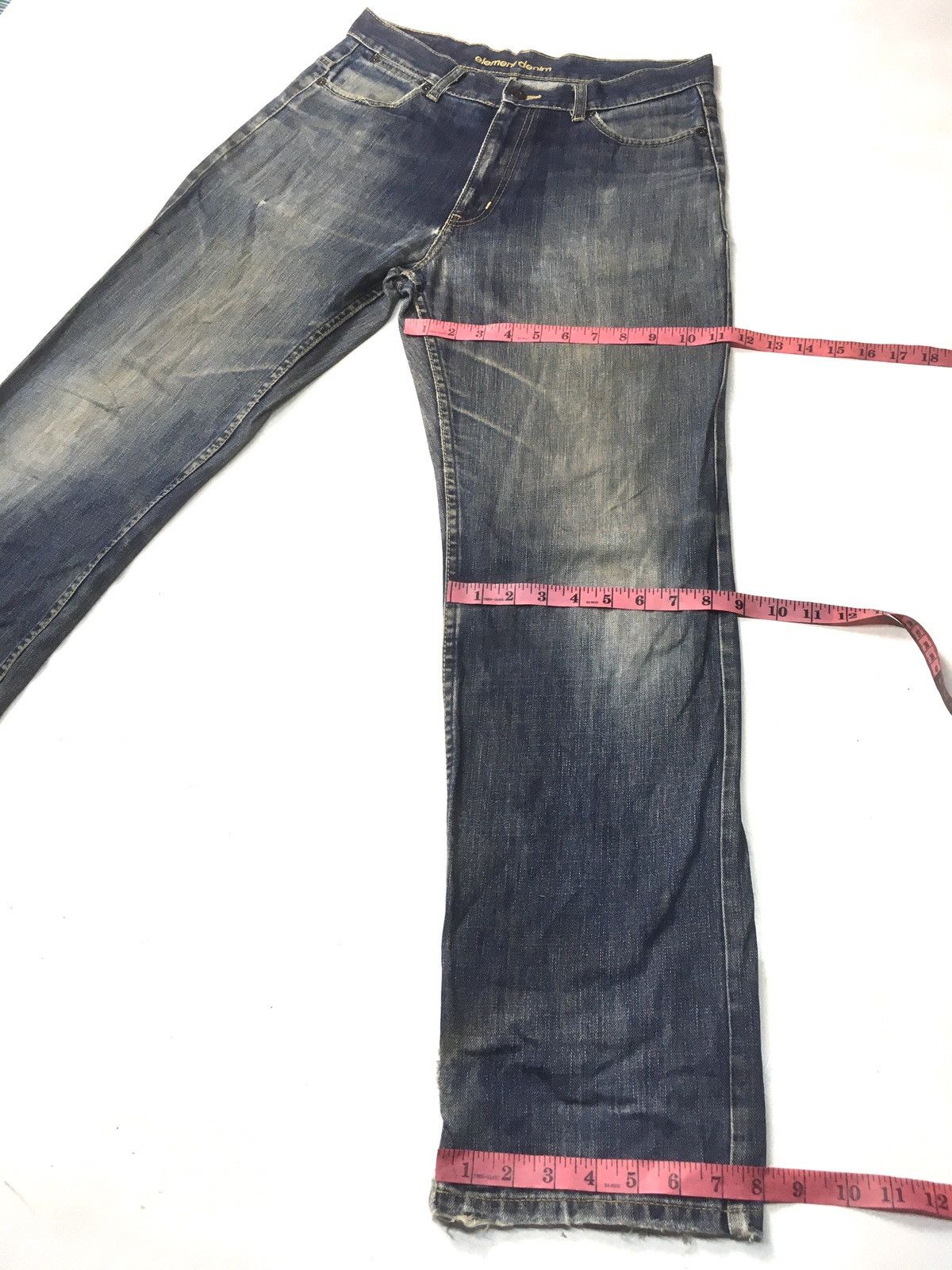 Element × Vintage Vintage elements logo embroidery distressed denim Size US 30 / EU 46 - 4 Thumbnail