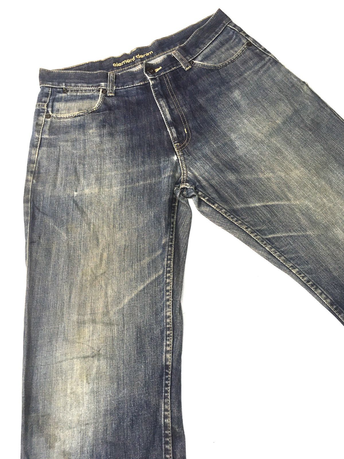 Element × Vintage Vintage elements logo embroidery distressed denim Size US 30 / EU 46 - 10 Thumbnail