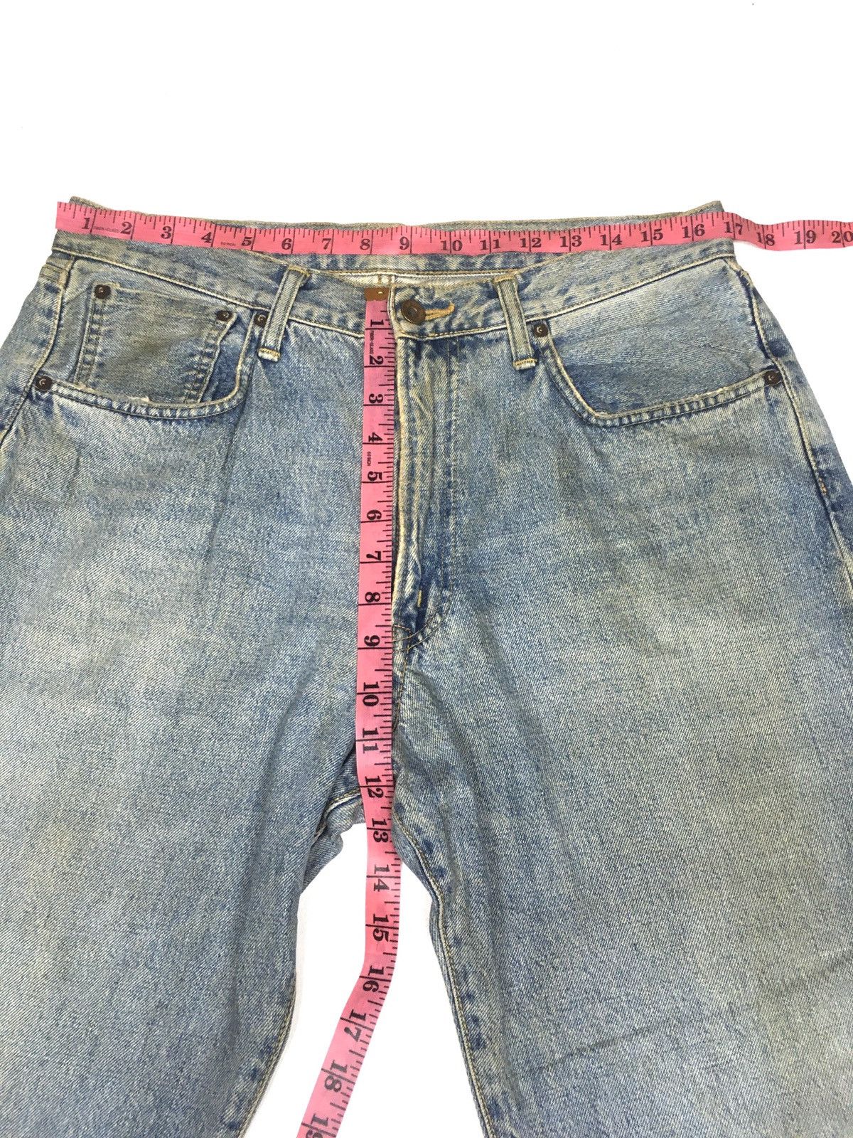 Edwin × Vintage Vintage selvedge Edwin 505 rusty blue wash distresed denim Size US 34 / EU 50 - 3 Thumbnail