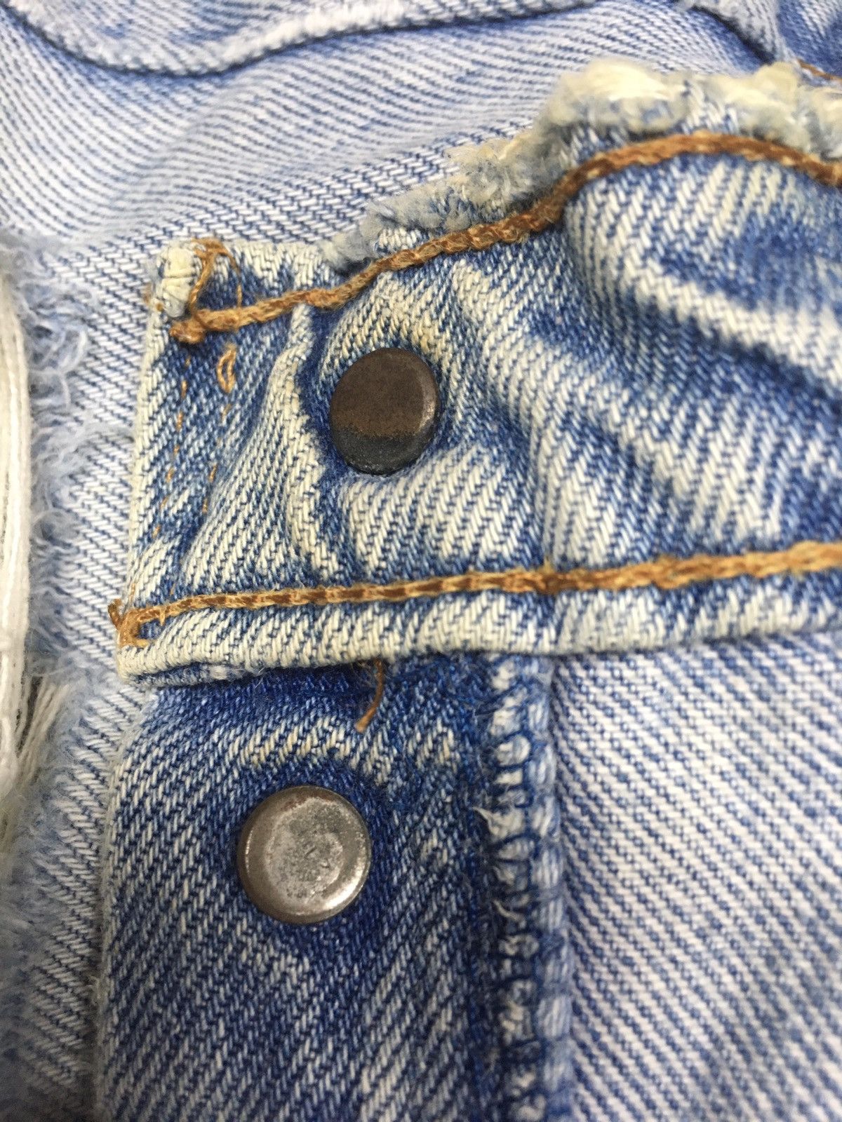 Levi's × Vintage Vintage 80s Levi’s 501 blue wash grunge style design Size US 30 / EU 46 - 12 Thumbnail