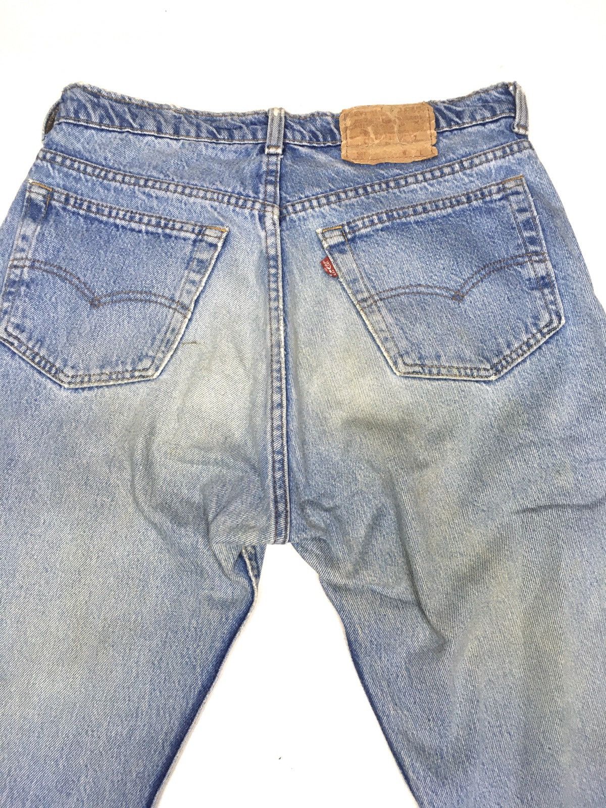 Levi's × Vintage Vintage 80s Levi’s 501 blue wash grunge style design Size US 30 / EU 46 - 6 Thumbnail