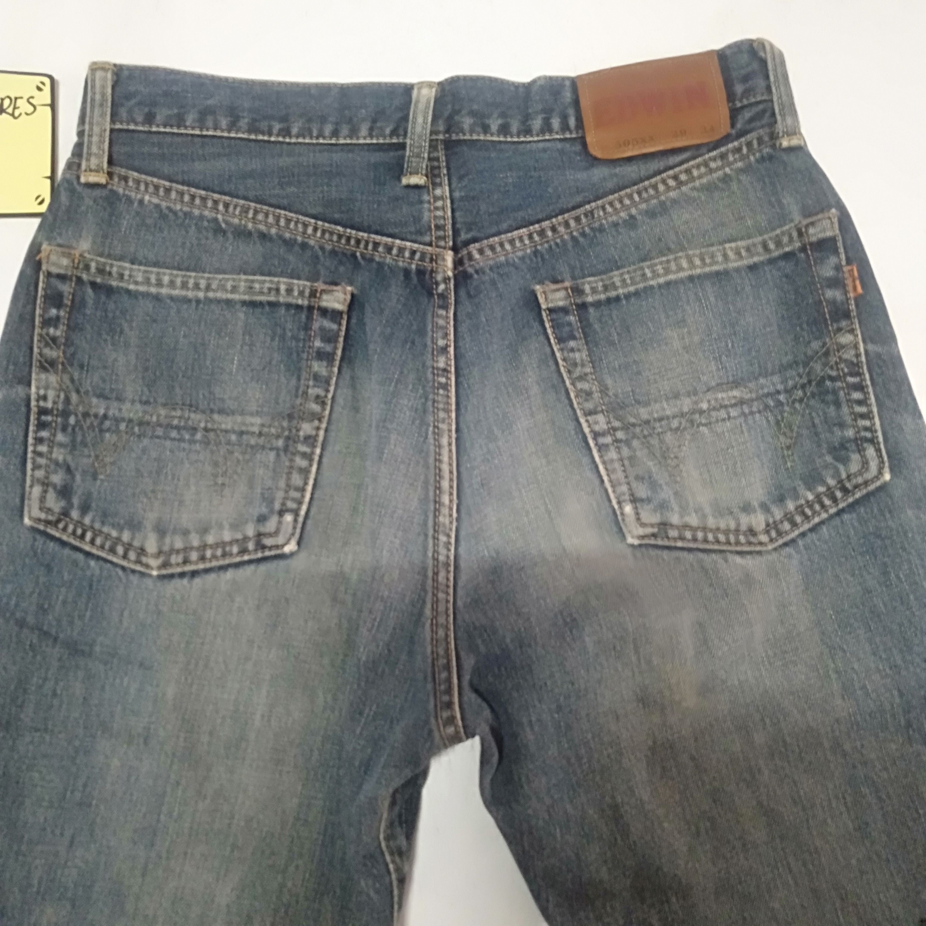 Edwin × Vintage vintage selvedge Edwin lot 505xxblue wash distressed denim Size US 29 - 5 Thumbnail
