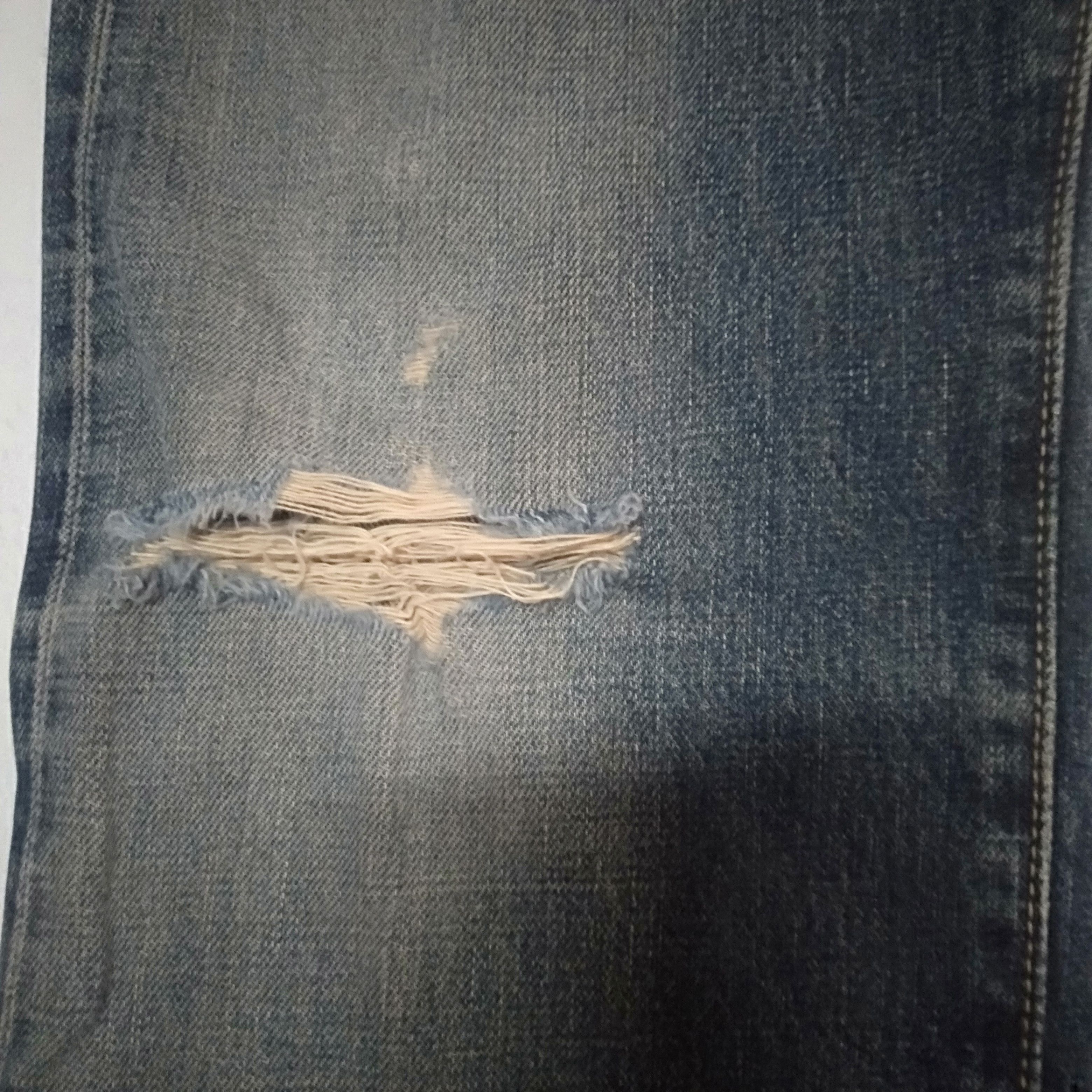 Edwin × Vintage vintage selvedge Edwin lot 505xxblue wash distressed denim Size US 29 - 8 Thumbnail