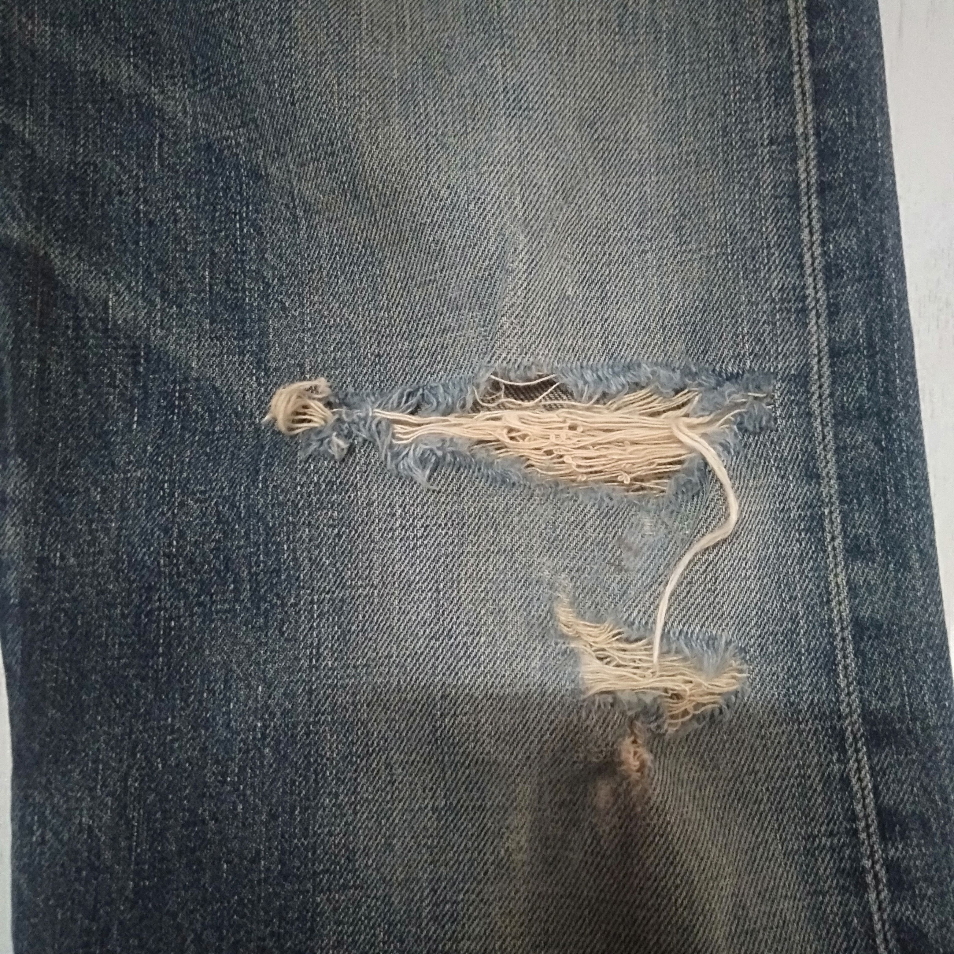 Edwin × Vintage vintage selvedge Edwin lot 505xxblue wash distressed denim Size US 29 - 7 Thumbnail