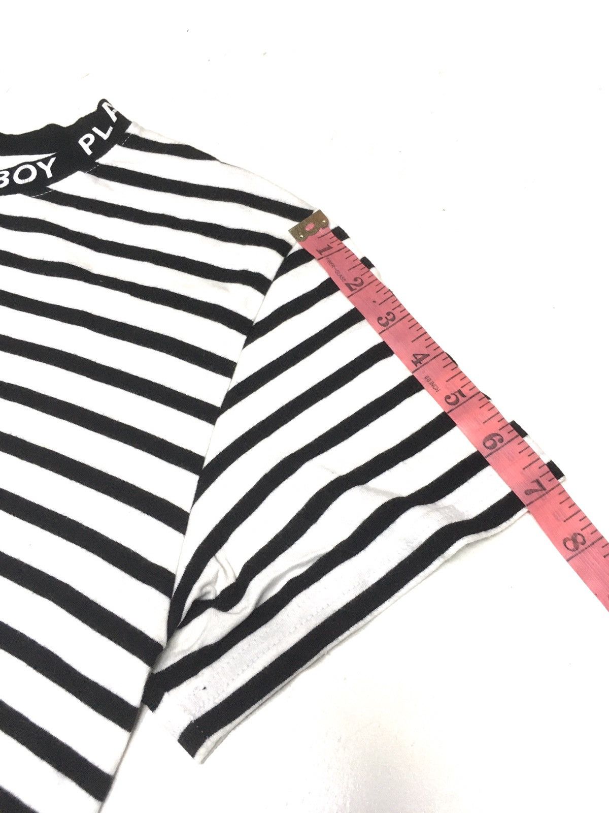 Playboy × Vintage Hot item🔥Vintage playboy prison JAIL stripe box logo Size US S / EU 44-46 / 1 - 3 Thumbnail