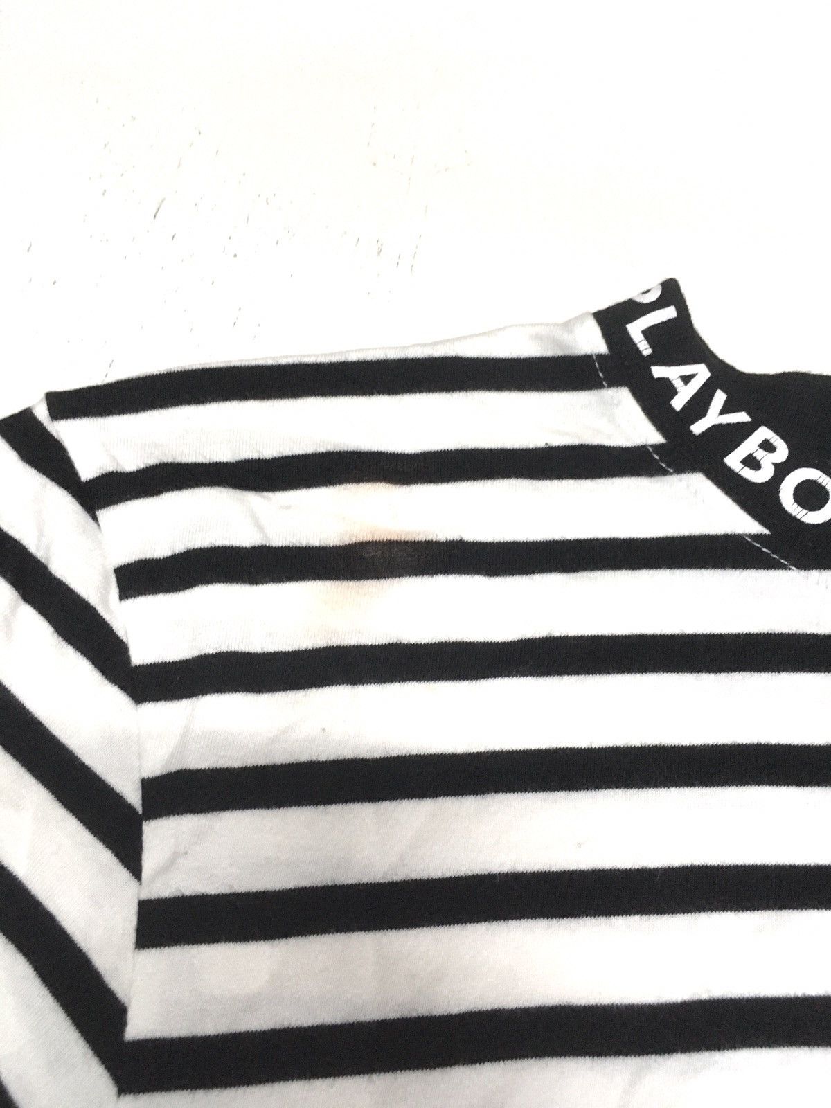 Playboy × Vintage Hot item🔥Vintage playboy prison JAIL stripe box logo Size US S / EU 44-46 / 1 - 6 Thumbnail