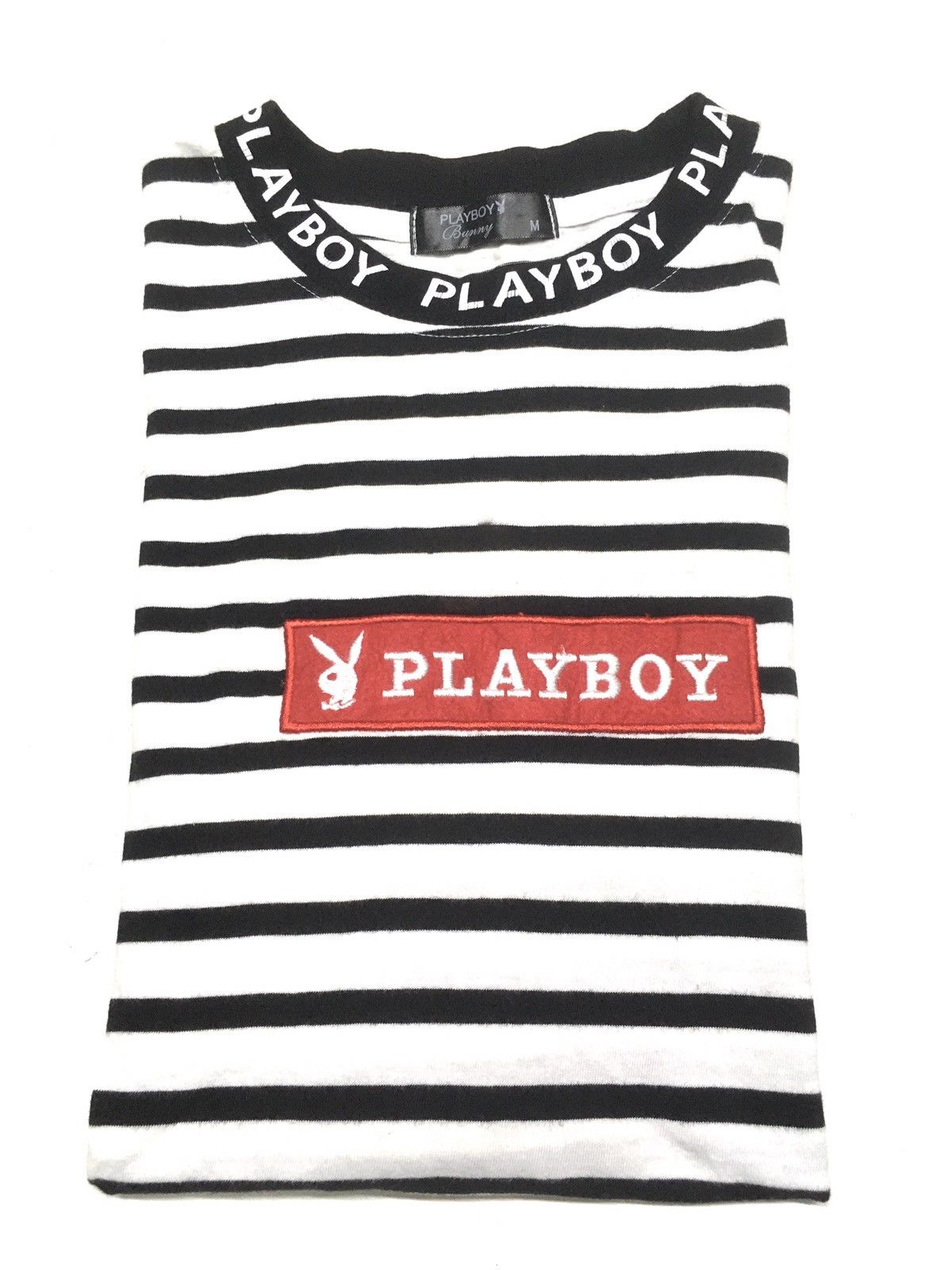 Playboy × Vintage Hot item🔥Vintage playboy prison JAIL stripe box logo Size US S / EU 44-46 / 1 - 1 Thumbnail